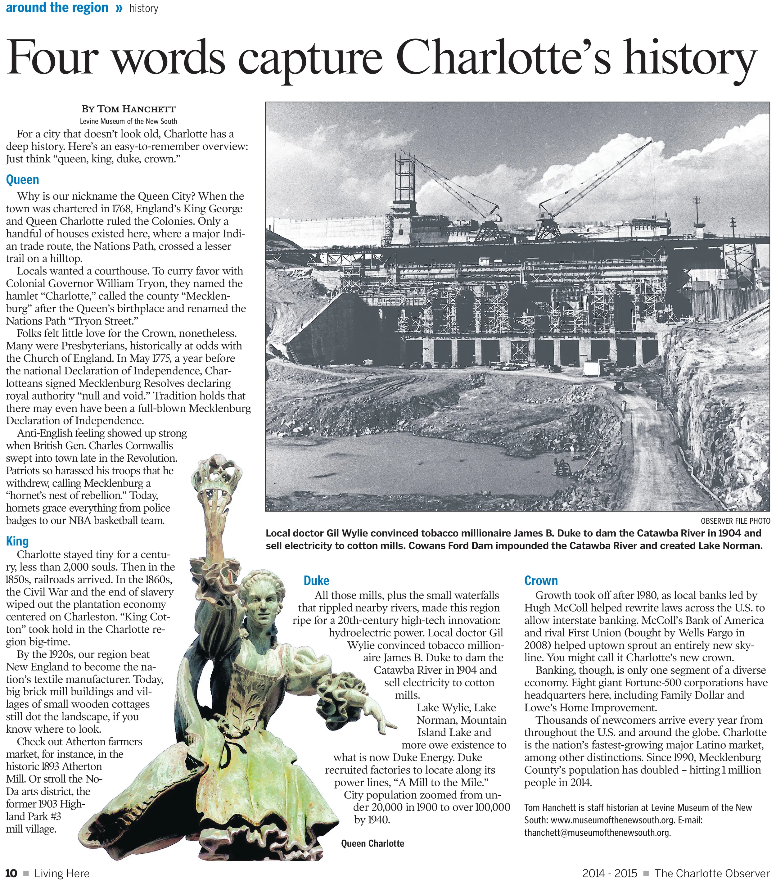 Charlotte Observer | Living Here Tab Magazine