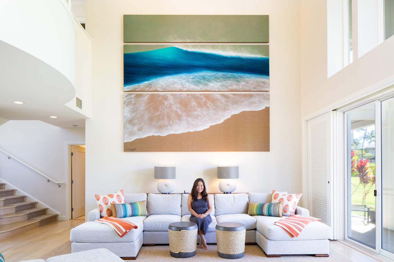 AKIN | SERENITY 2019 MAUNA LANI Oil on linen 9’8” x 10’8”