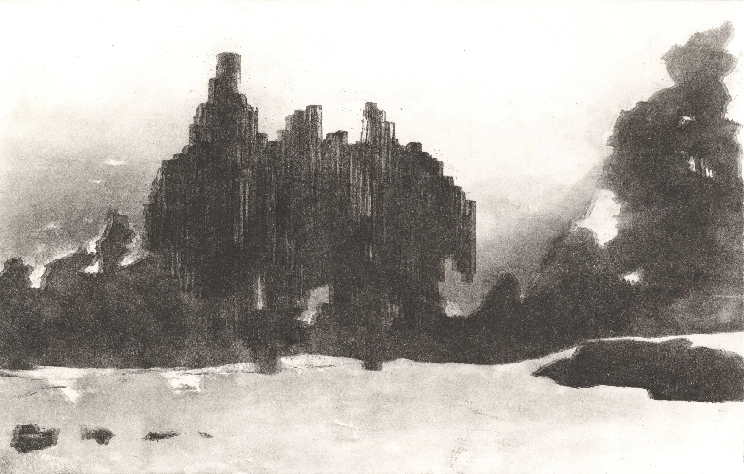 Sibeliusmonumentti / Sibeliusmonument 2018 akvatinta / aquatint