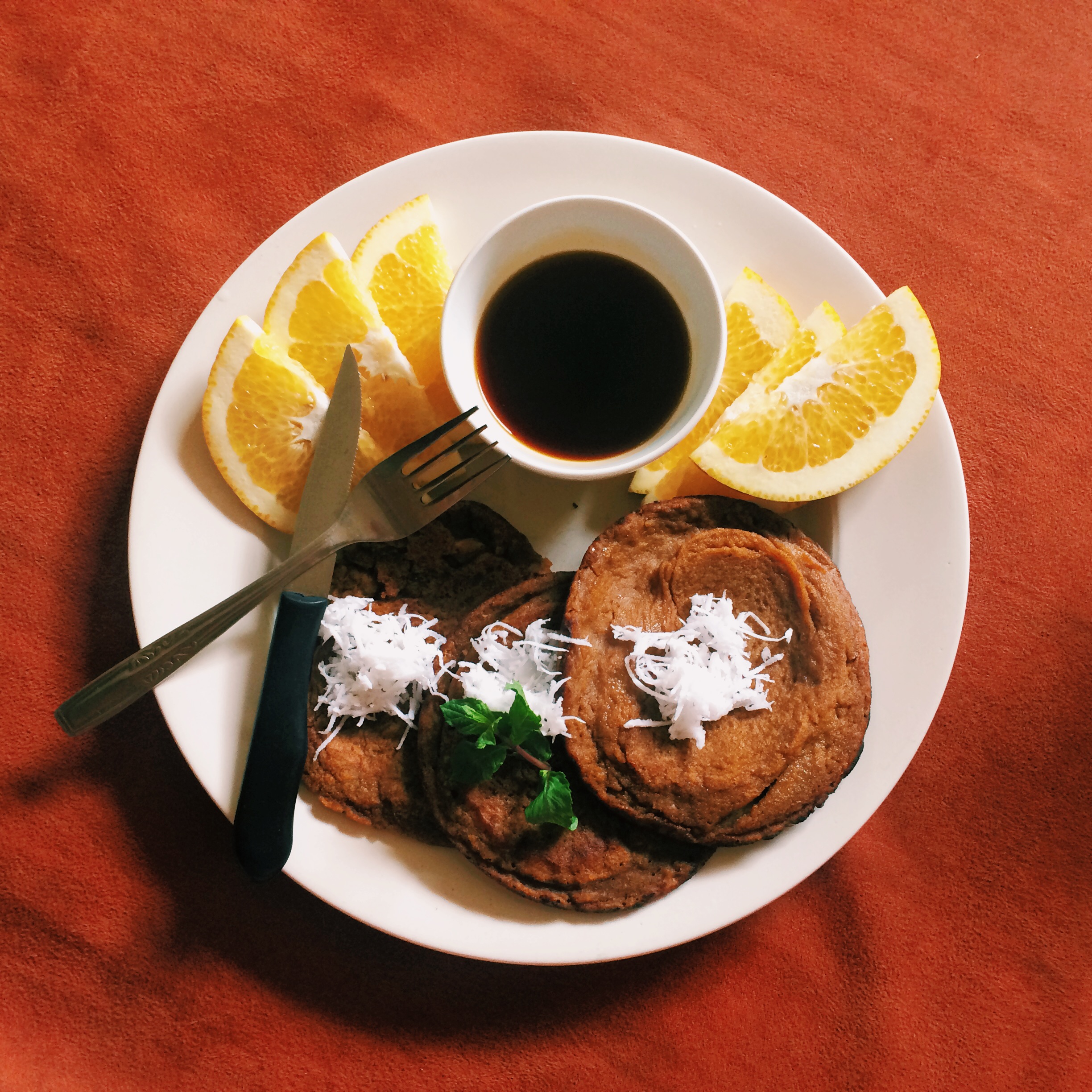 Pumpkin spice pancakes, Photo by Scarlett