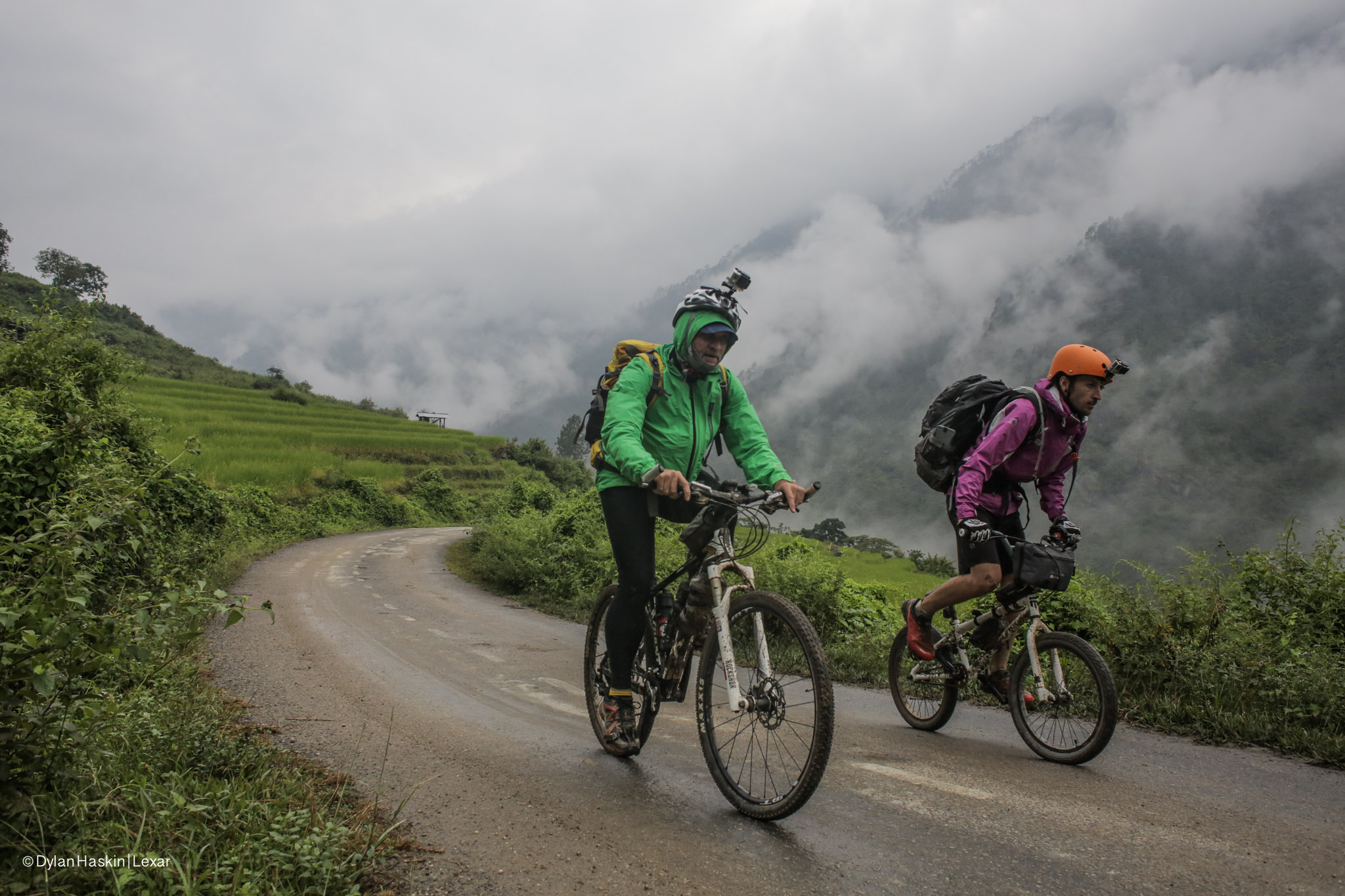 The start of a 3 day climb.