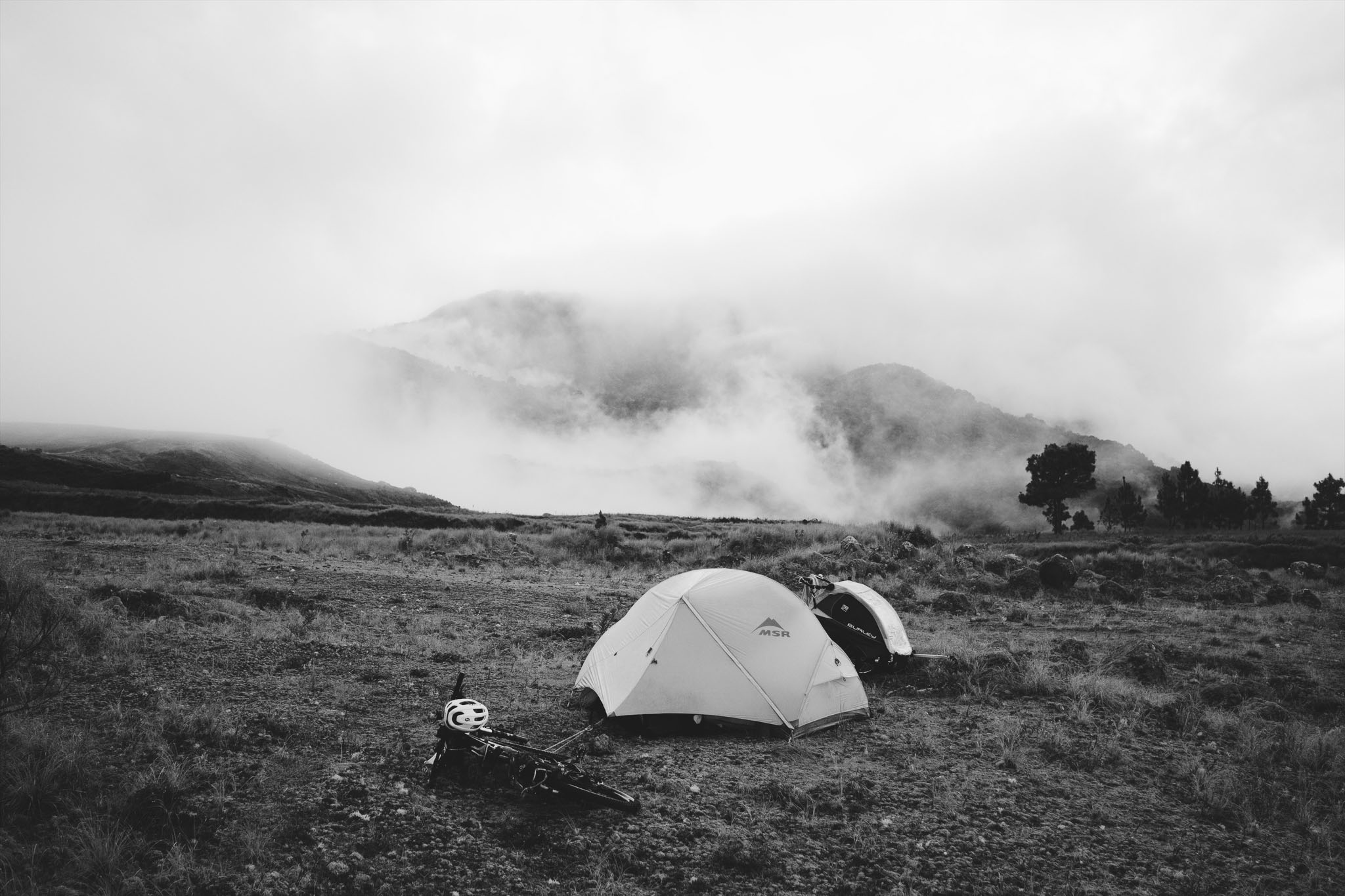 Camping on Volcan Baru