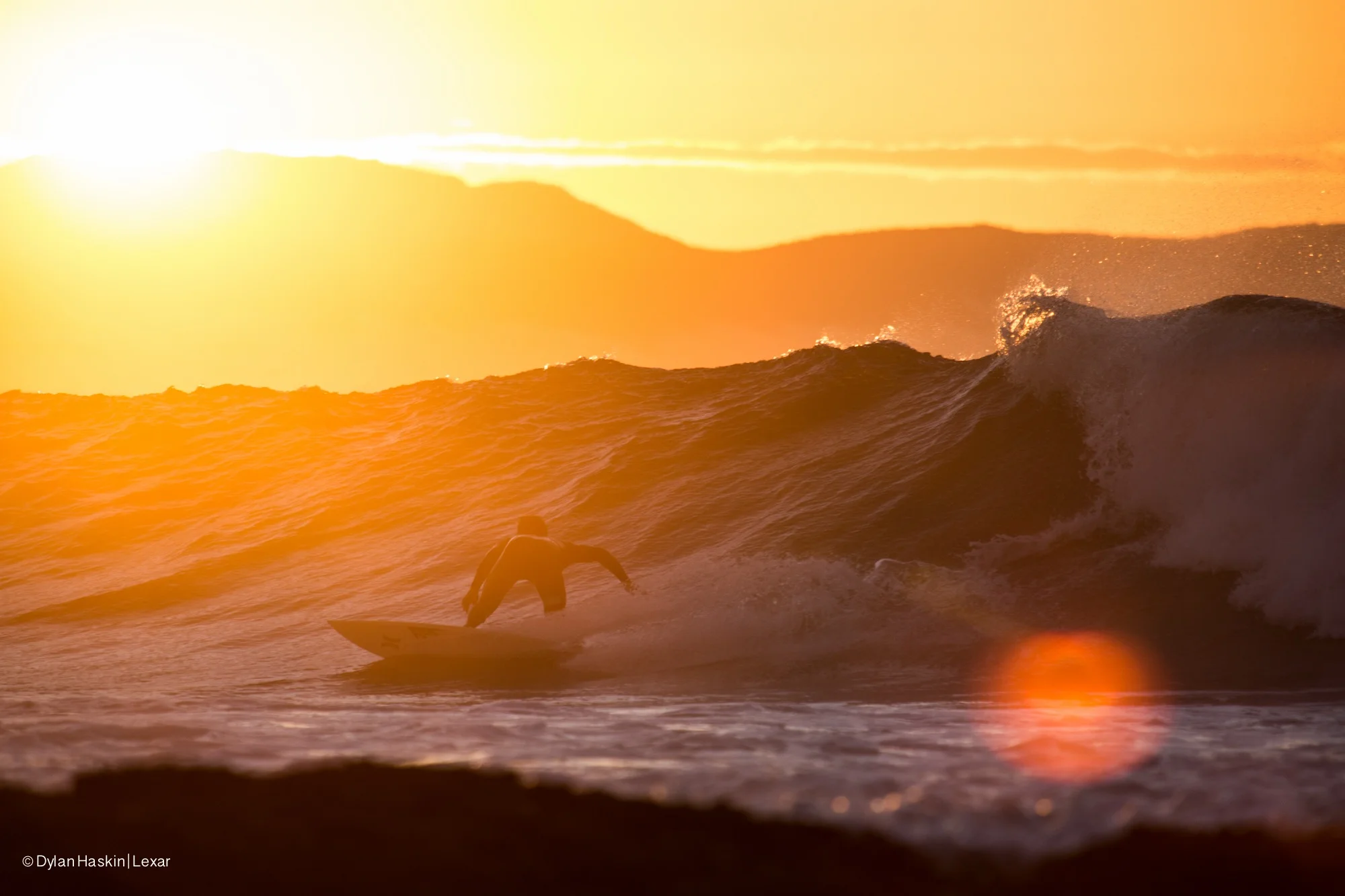 Surfing competition in Jeffery's Bay South Africa