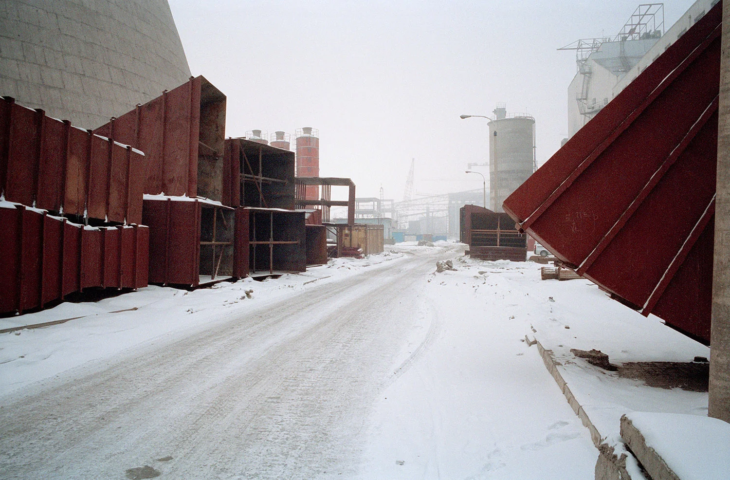  New parts for a new coal power station. Tonghua, Jilin, China. 