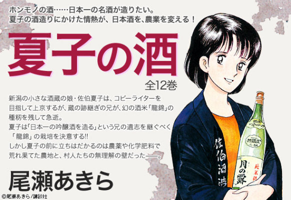 認識日本酒最簡單又好看的方法之一就是去找這套夏子的酒來看。