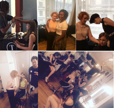 Annie & Keyana at the Tear Sheet workshop in New York. 