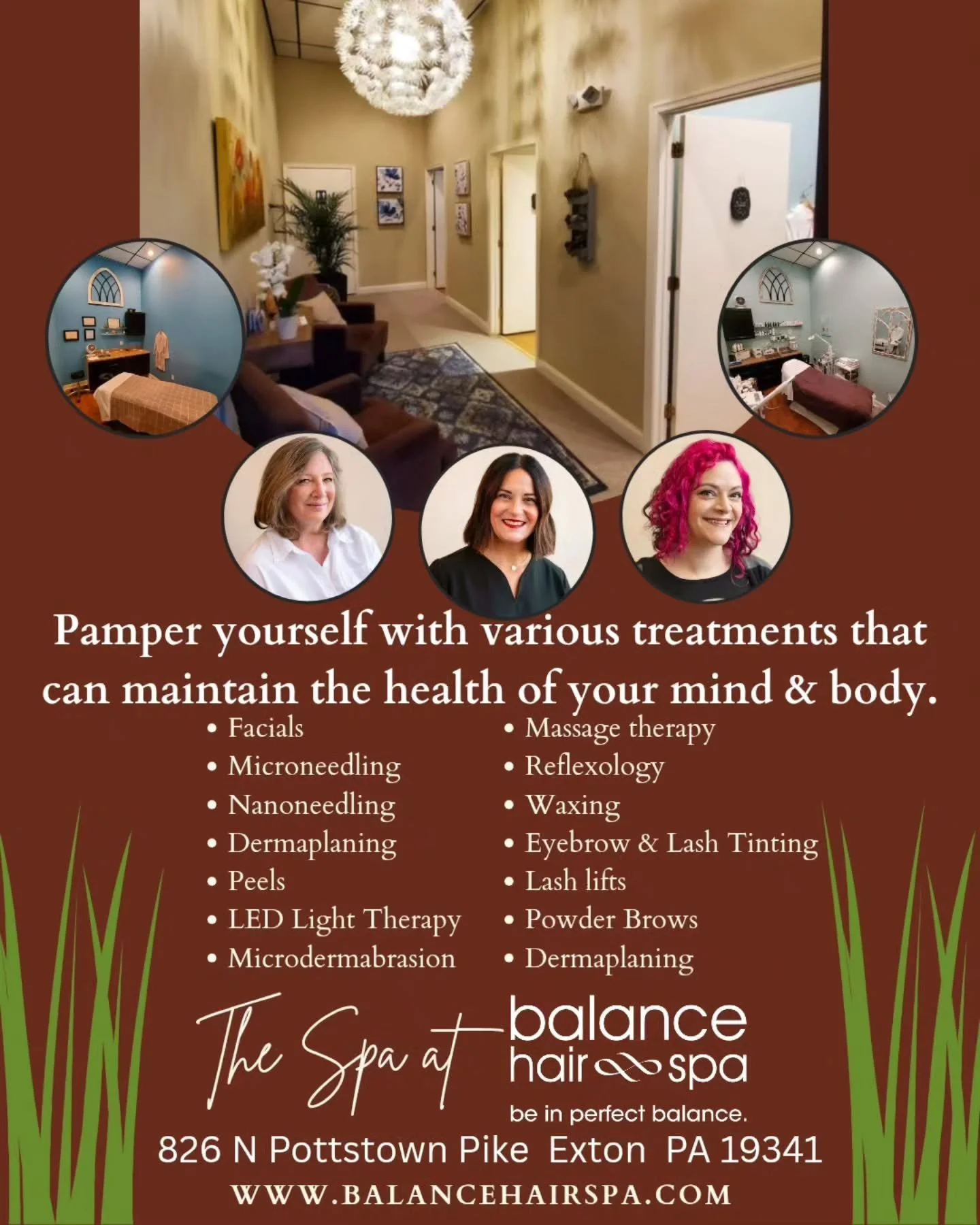 Have you had a spa service at Balance Hair Spa? Our spa professionals offer a wide variety of services from facials, massage, powder brows &amp; waxing. The holidays are right around the corner.  It's a perfect time to book yourself a spa treatment. 