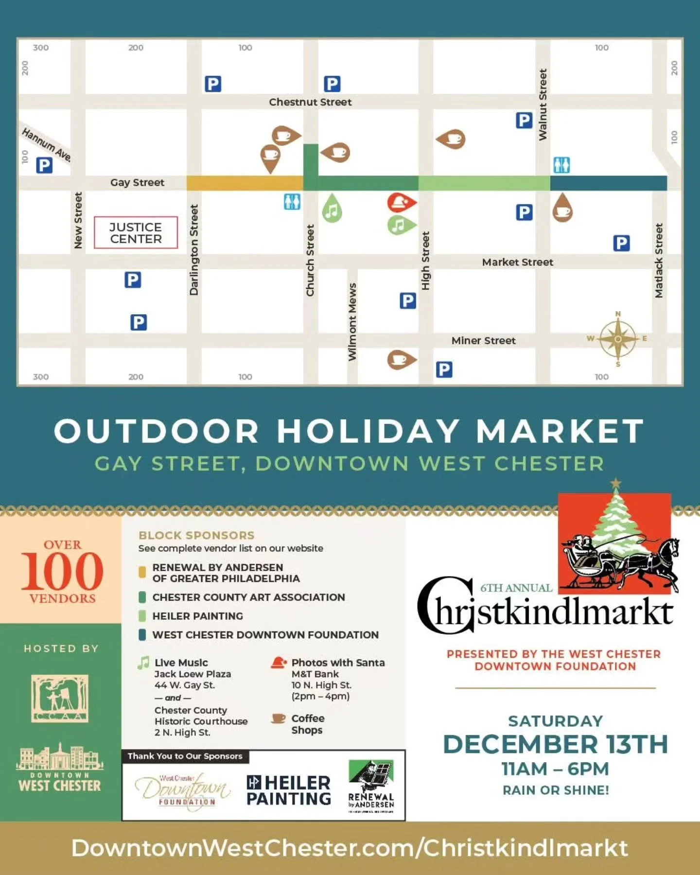Just a quick reminder that our street will be closed tomorrow for the Outdoor Holiday Market. If you have an appointment, you can park in the Chestnut parking garage 2 blocks away. Stop by and support local vendors from 11am to 6pm. 
#downtownwestche