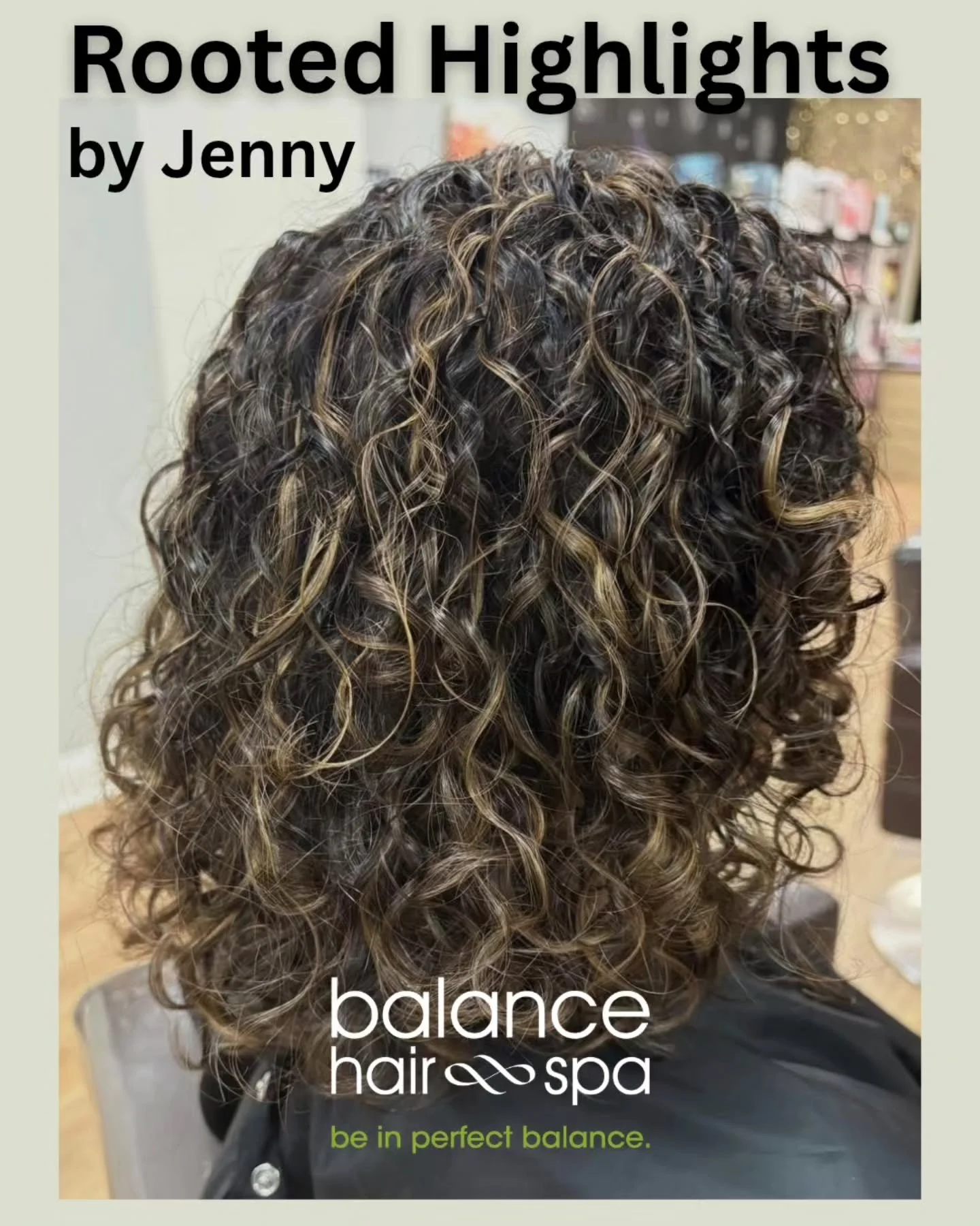 This client came in a with all over color and wanted more natural dimension to her hair.  Our hair designer, Jenny, gave her rooted highlights for more dimension and a natural growth pattern. Making it easier to maintain.  Let Jenny help you find the