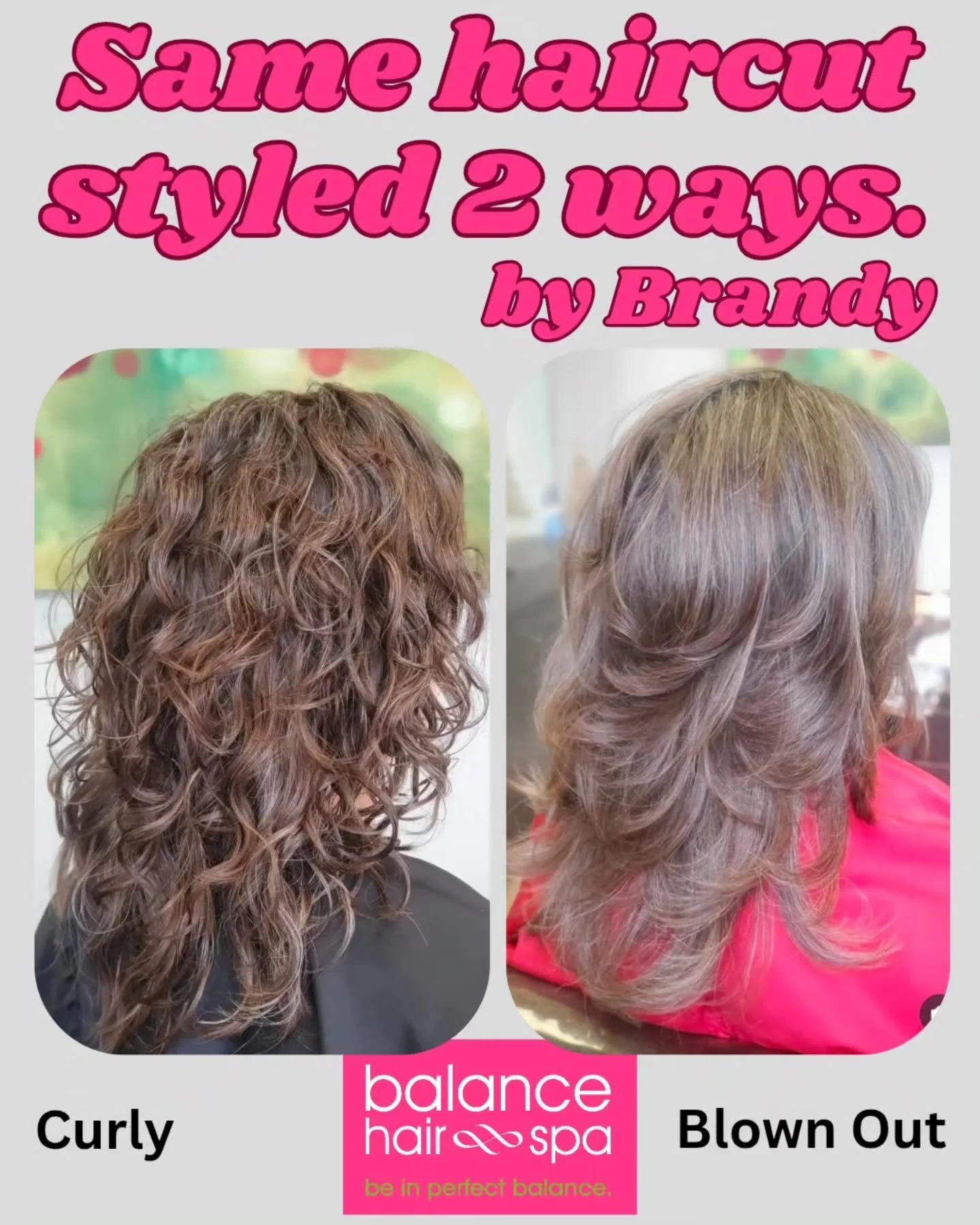 Our hair designer,  Brandy, shows two ways to style curly hair. Let her help you find the styles that best fit you. Make an appointment at
https://balancehairspa.com/appointment-request
@clubpilates_exton @juicepod_lionville firstresourcebank @giunta