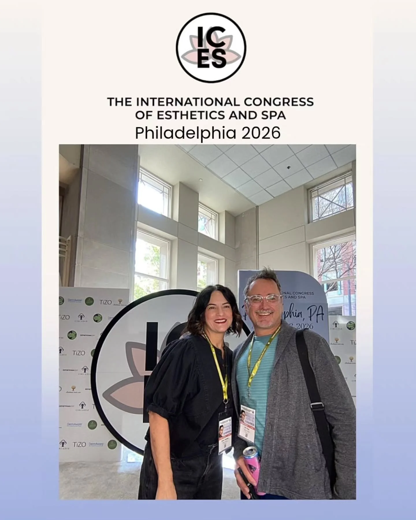 On Monday, April 13th, BHS owner, Biff and our Esthetician,  Kristin, attended the International Congress of Esthetics &amp; Spa show in Philadelphia.  At the show they got to see all the latest trends in skincare and spa.  They attended workshops fo