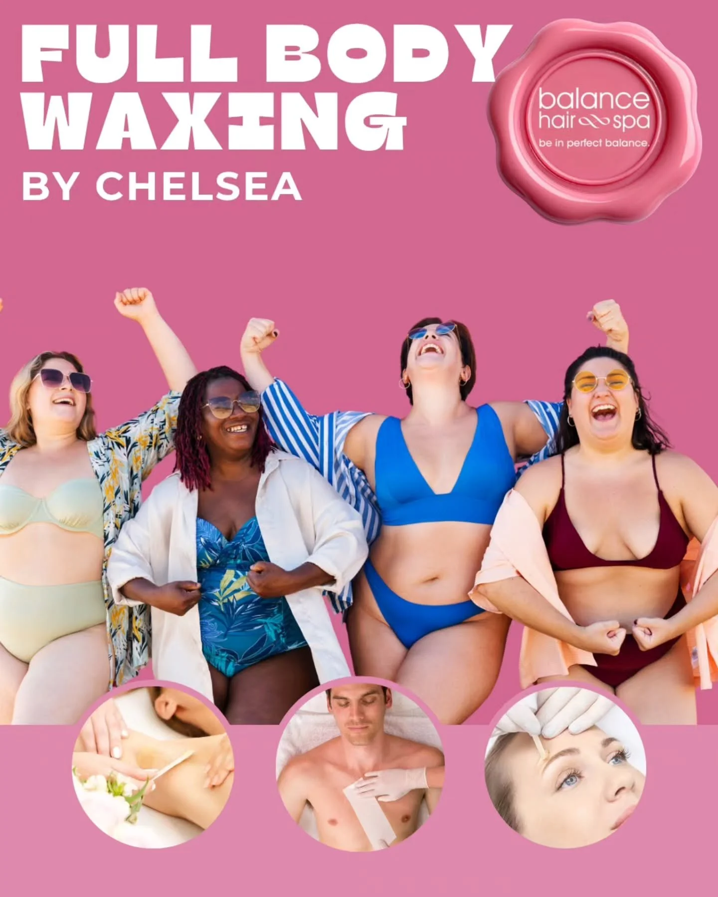 Get ready for Memorial Day Weekend with a waxing by Chelsea.  She's got openings this week at https://balancehairspa.com/appointment-request