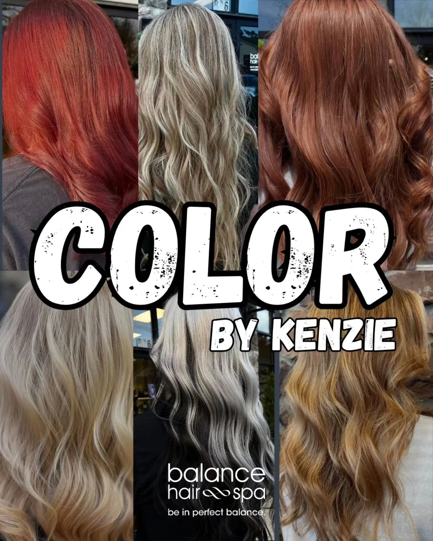 Check out these fabulous color results by our hair designer, Kenzie. 
Recieve a complimentary Wella Shinefinity service when you book a color and cut with Kenzie this month. (A $45 savings) make an appointment at
https://balancehairspa.com/appointmen