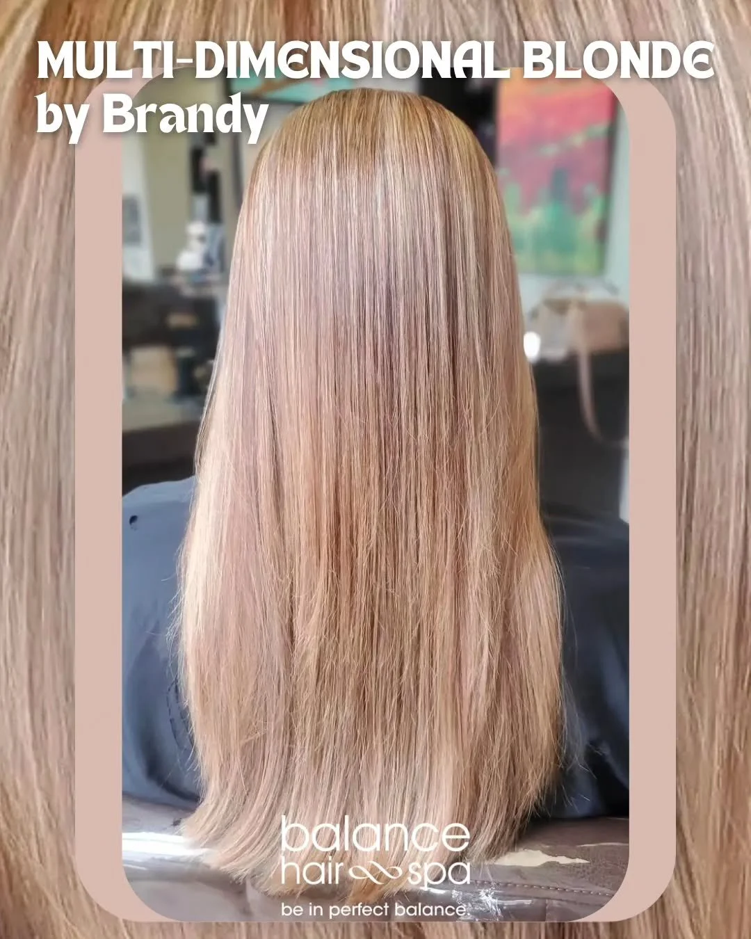 Our hair designer, Brandy, helped this client brighten her look with this multi-dimensional blonde color. Adding highlights and lowlights for a beautifully natural look. Let Brandy help you find the color that best fits your style.  Make an appointme