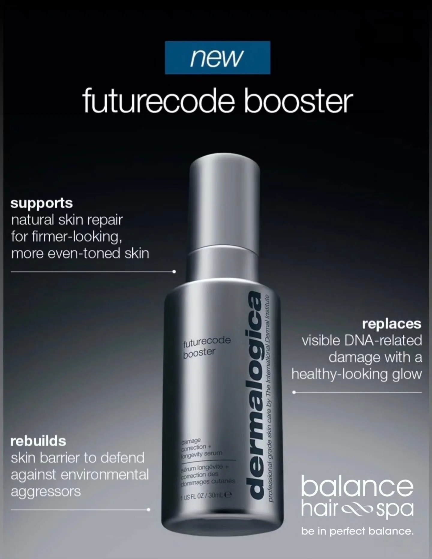 Your skin's most powerful defense starts here. Pair FutureCode Booster with MultiVitamin Power Recovery Cream to boost skin defenses against oxidative stress and DNA-related damage by up to 248%. Recommended for:
fine lines + wrinkles
loss of firmnes