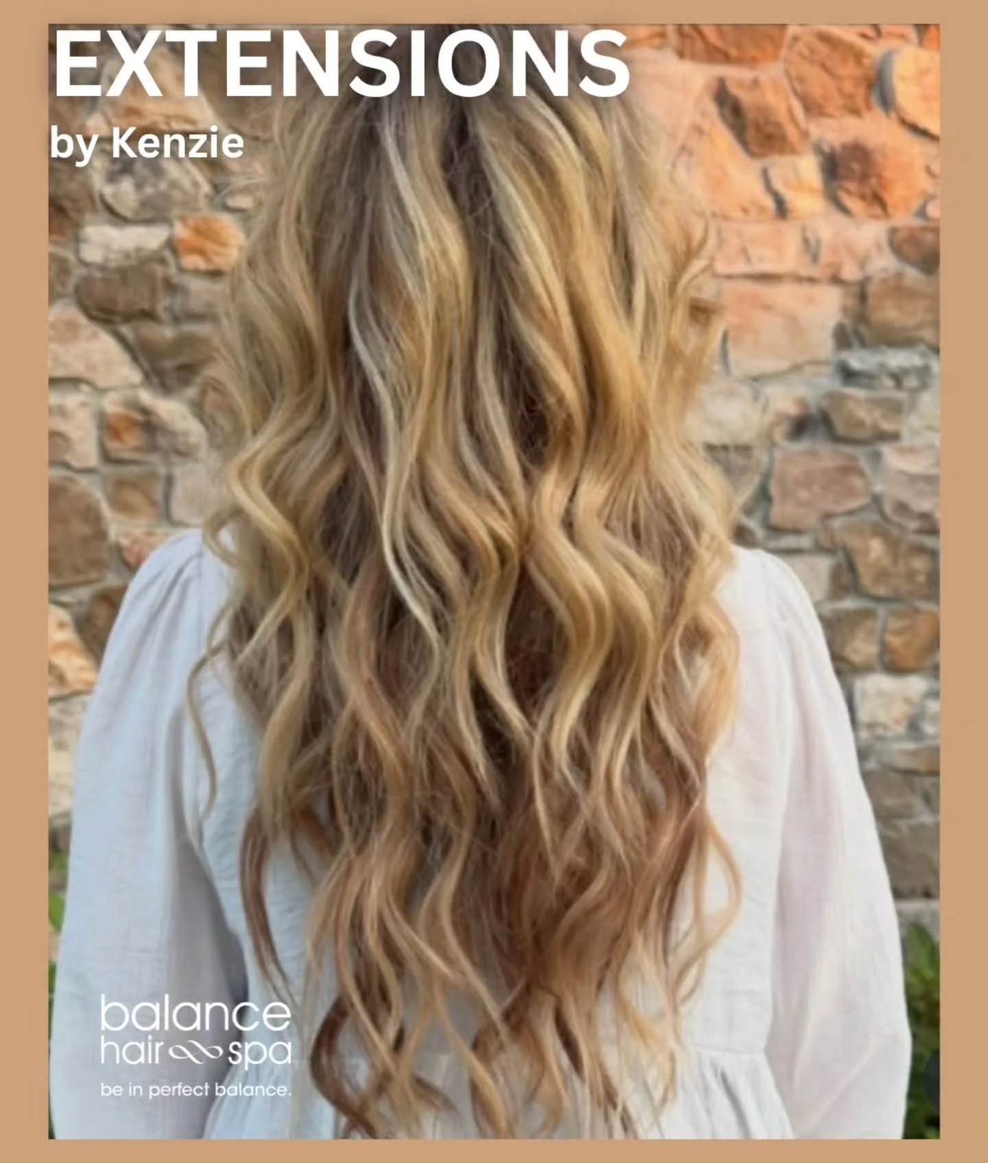 Our hair designer, Kenzie, is now certified with DreamCatchers hair extensions. Here is an install she did after coloring her client's hair using both weft and tape in extensions. She is currently running an introductory special where your first move