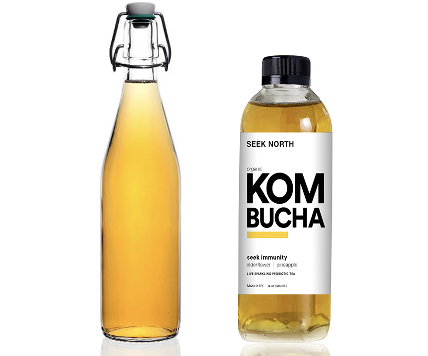 Apple cider vinegar & Seek North Kombucha