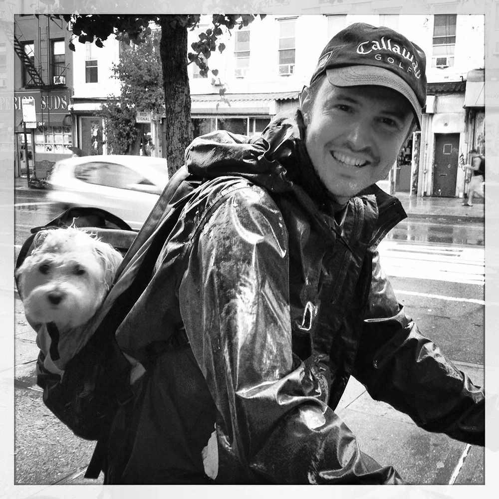 Gabe and his dog, Ralphie