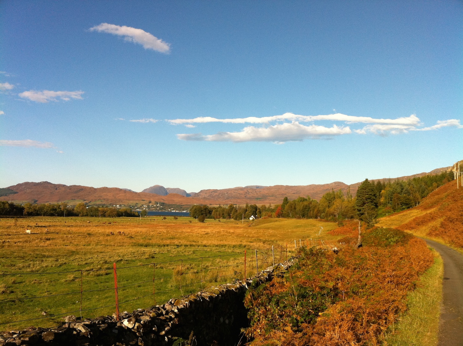 View back to Loch Carron