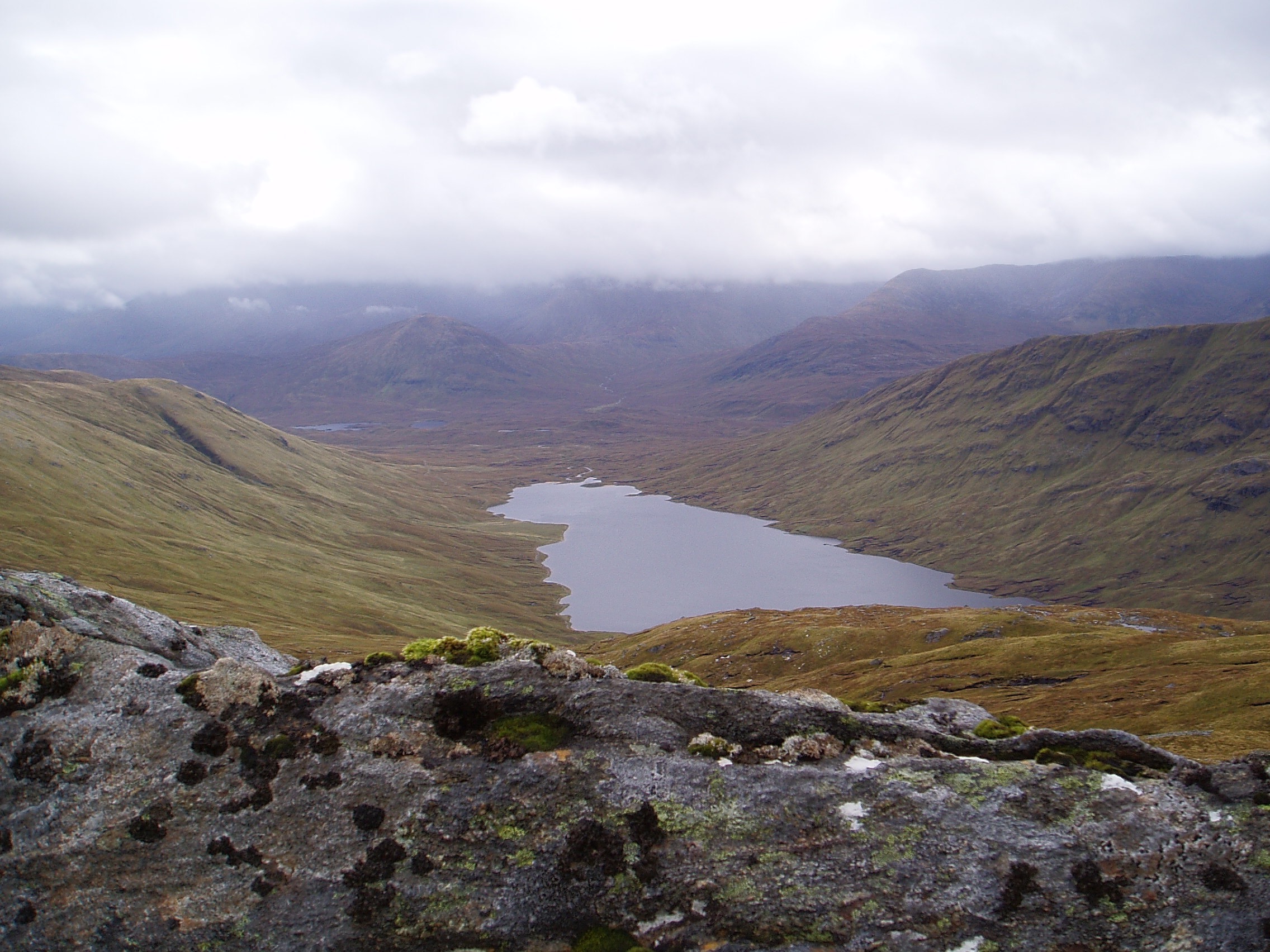  Hillsides with a number of fishing lochs 