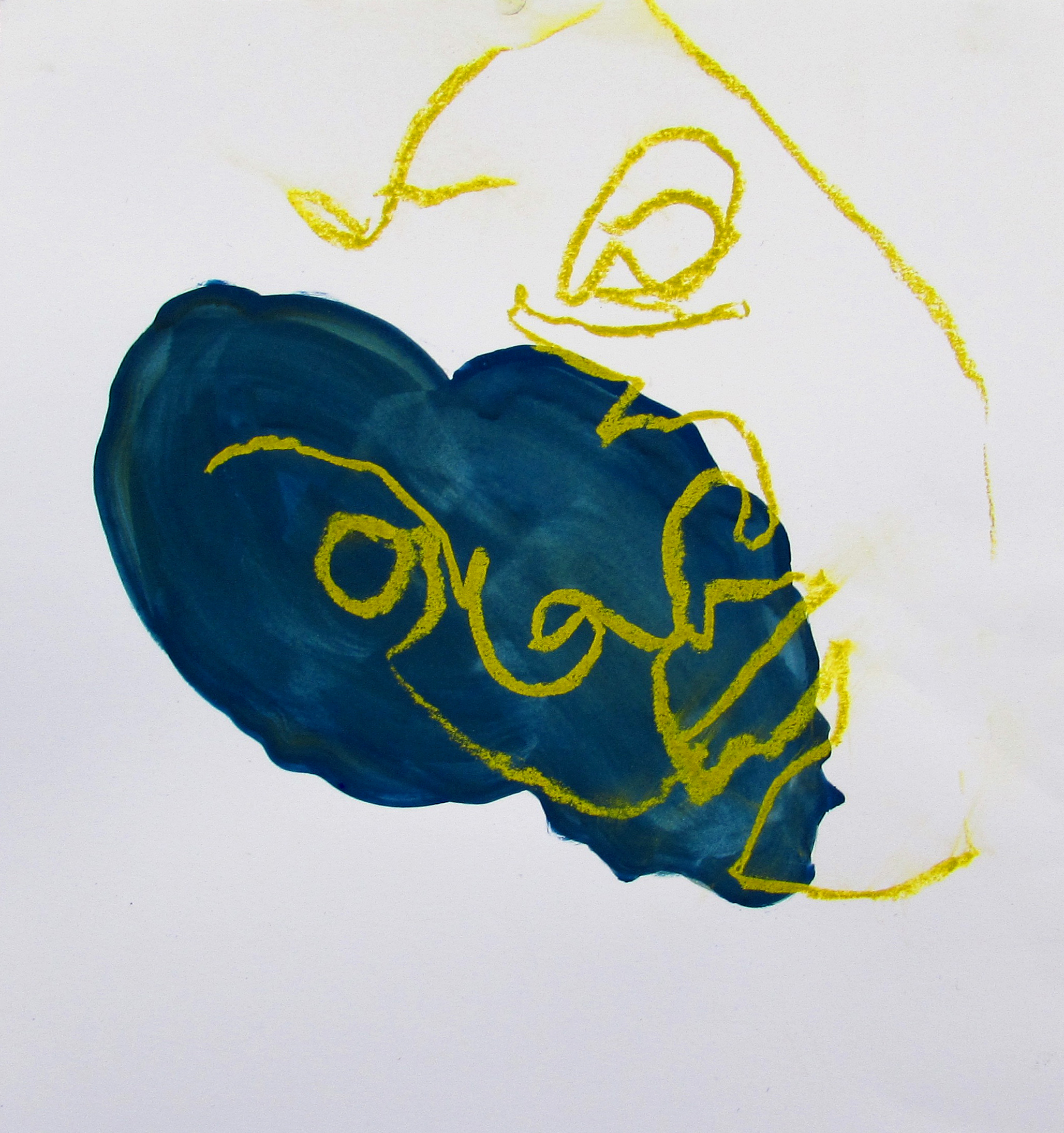 Gouache and soft pastel