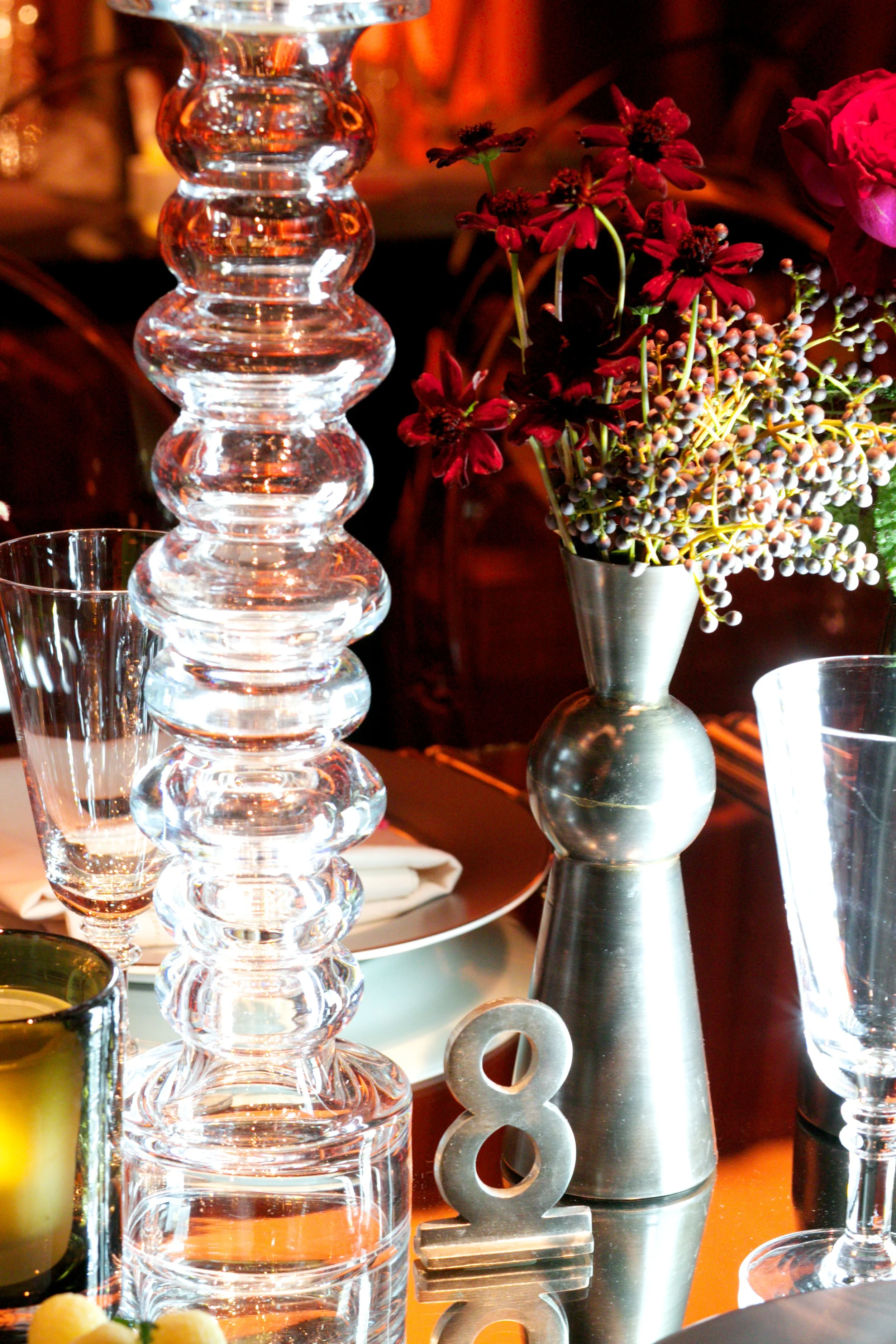 Fwd: JHE - Website photos for 40th BDAY - Table Number & Candlestick