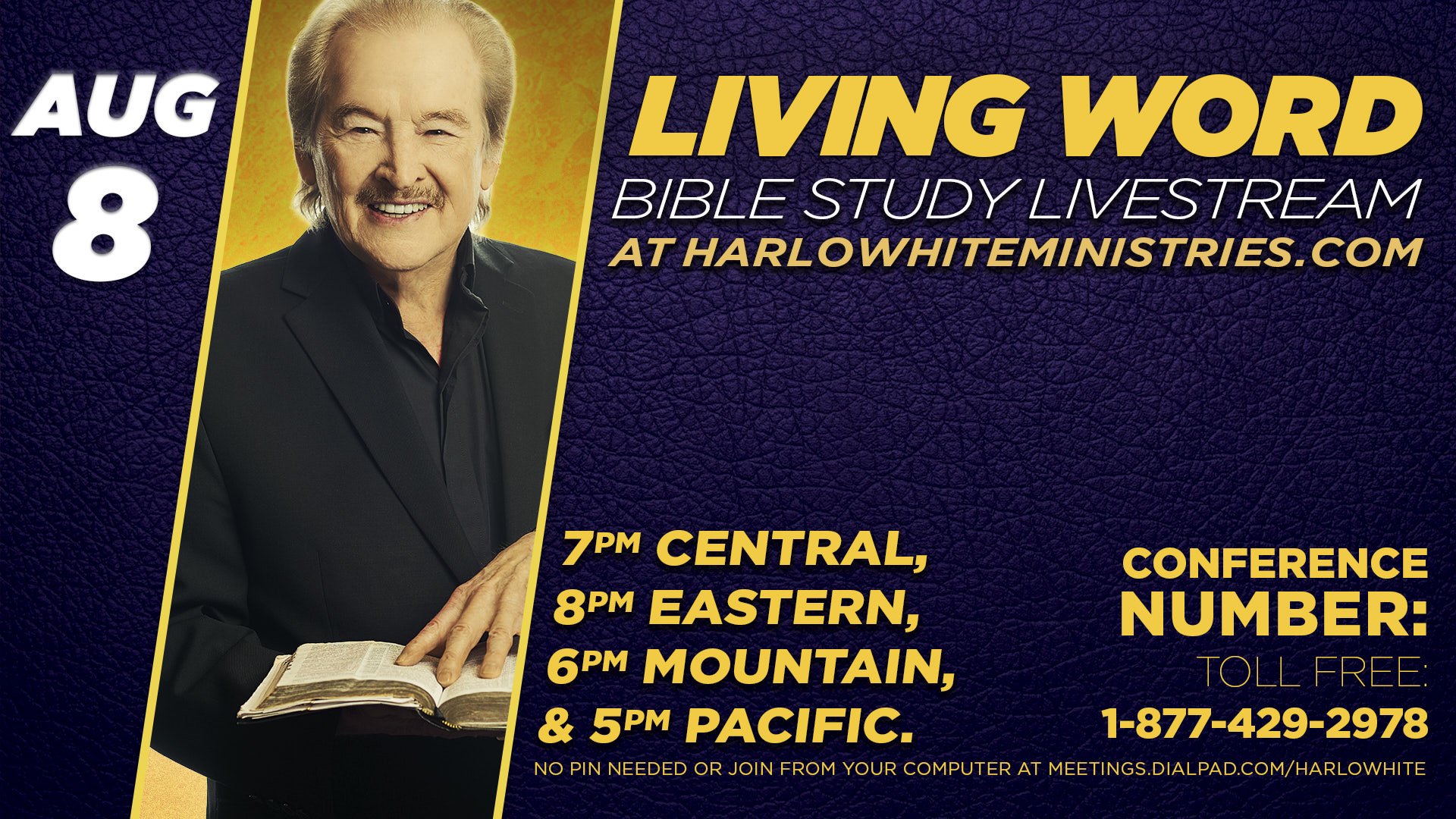 August 8, 2022: Living Word Bible Study Livestream