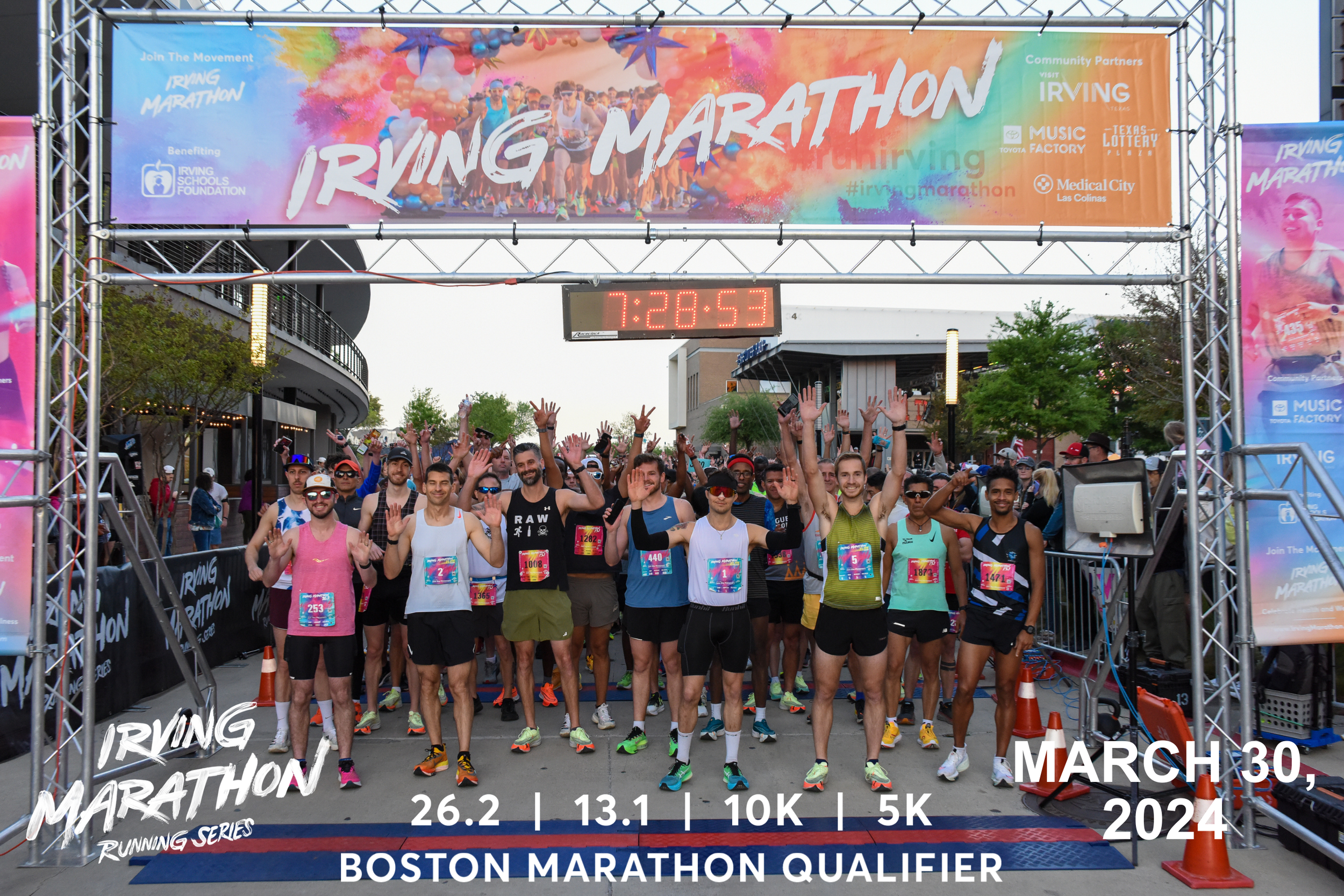 Love on the Run  Irving Marathon Running Series, Marathon, Half
