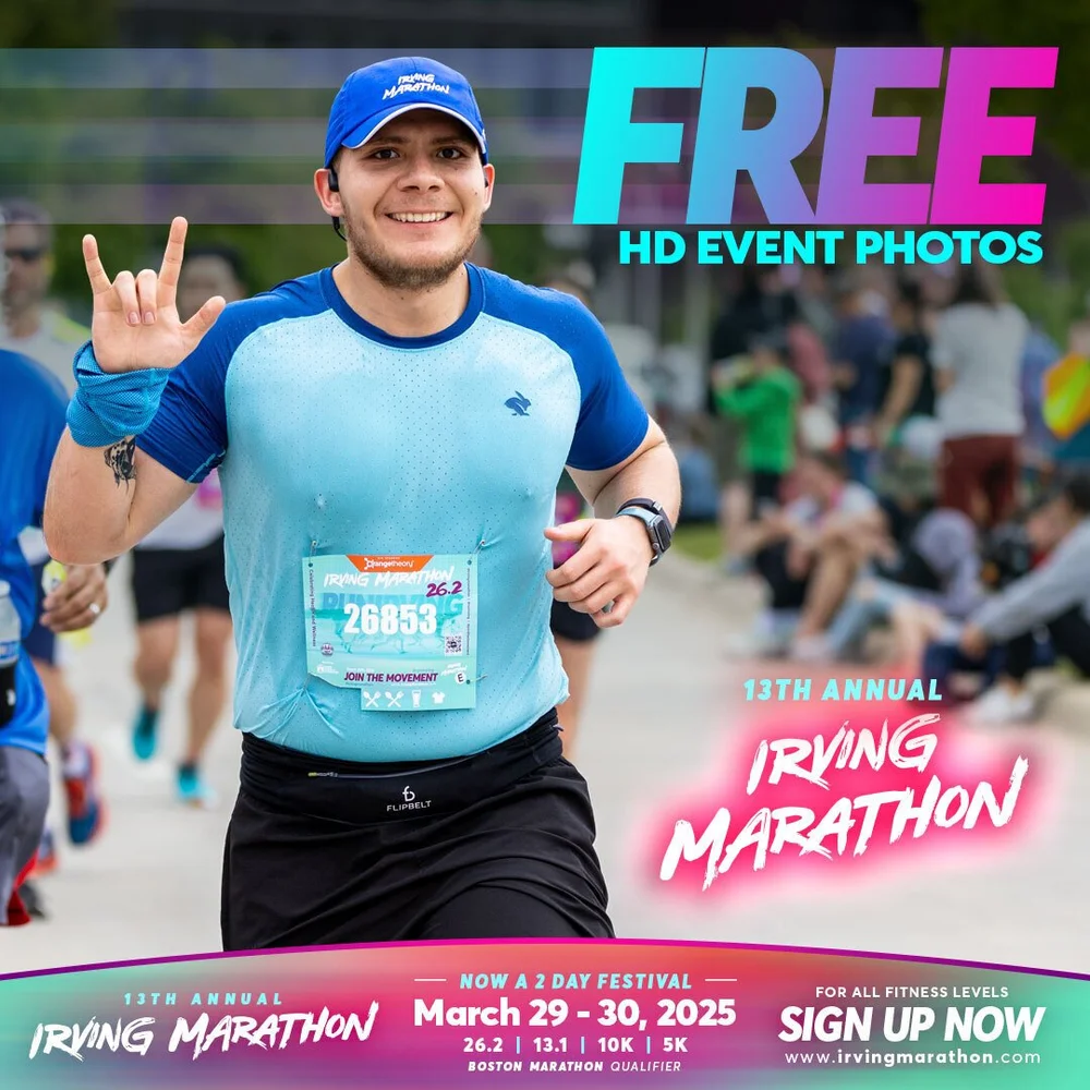 Irving Marathon 26.2, 13.1, 10k, 5k Run/Walk Irving Marathon Running