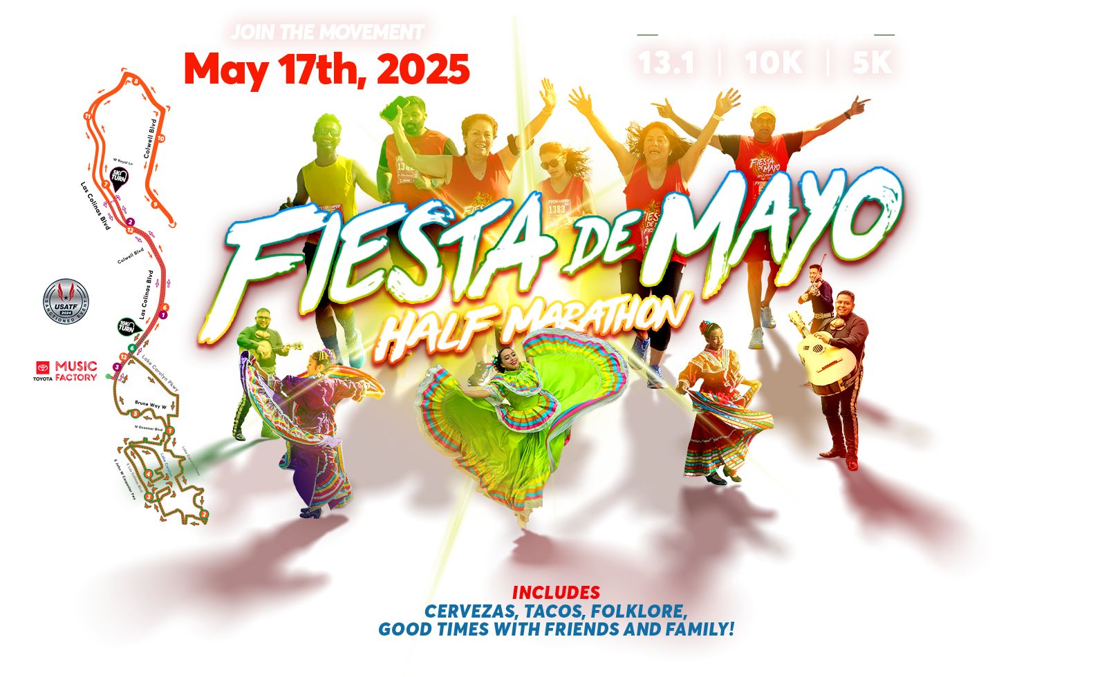 Fiesta De Mayo Half Marathon | Irving Marathon Running Series