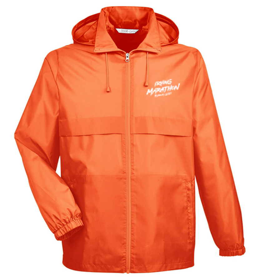 Irving Marathon Running Series Hooded Jacket Sport Orange