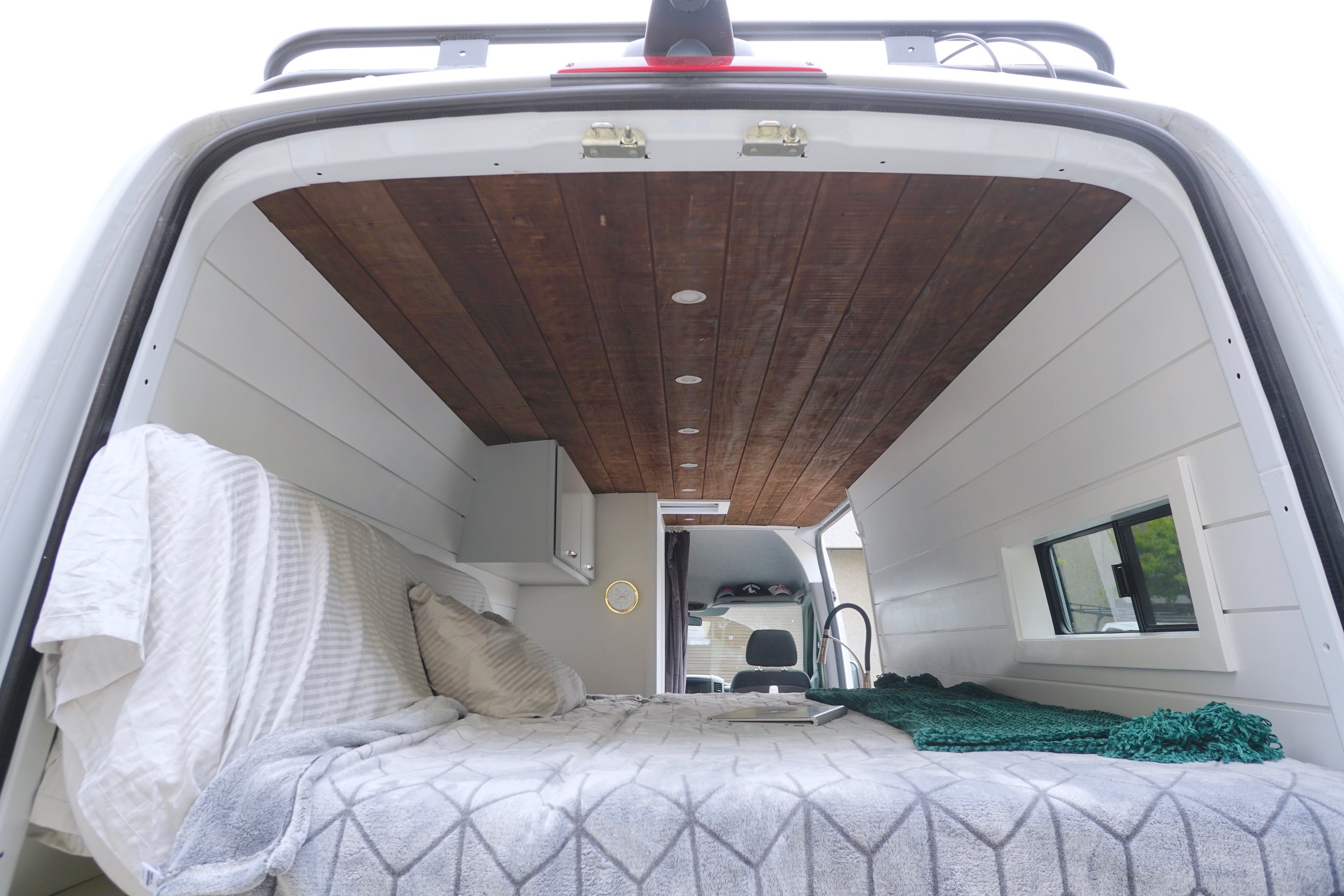 VAN BUILD 2018 4x4 Mercedes Sprinter 170" Van Conversion with Bathroom — Sara & Alex James