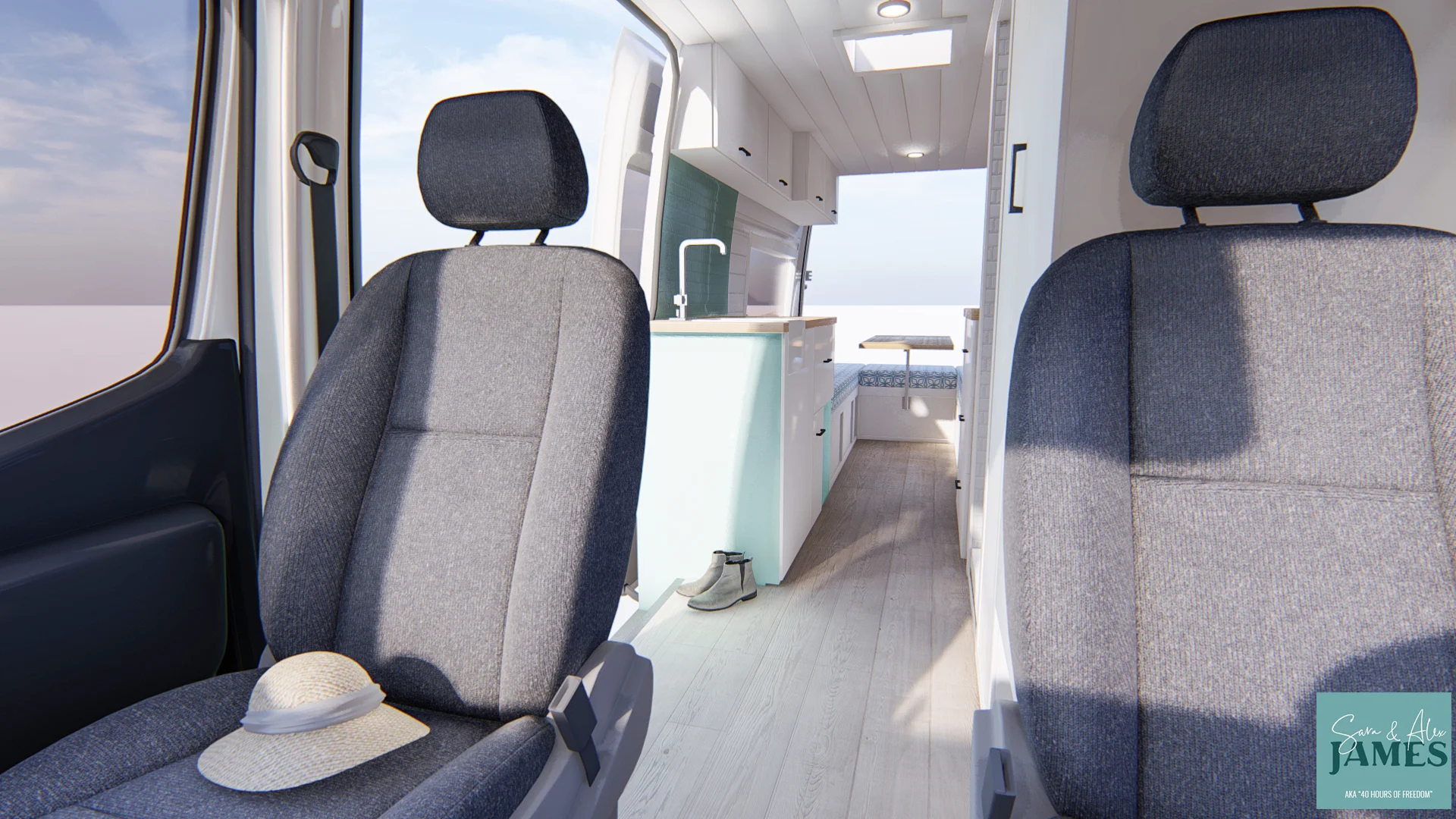 Van Build Layout Guide Sara Alex James 40 Hours Of Freedom