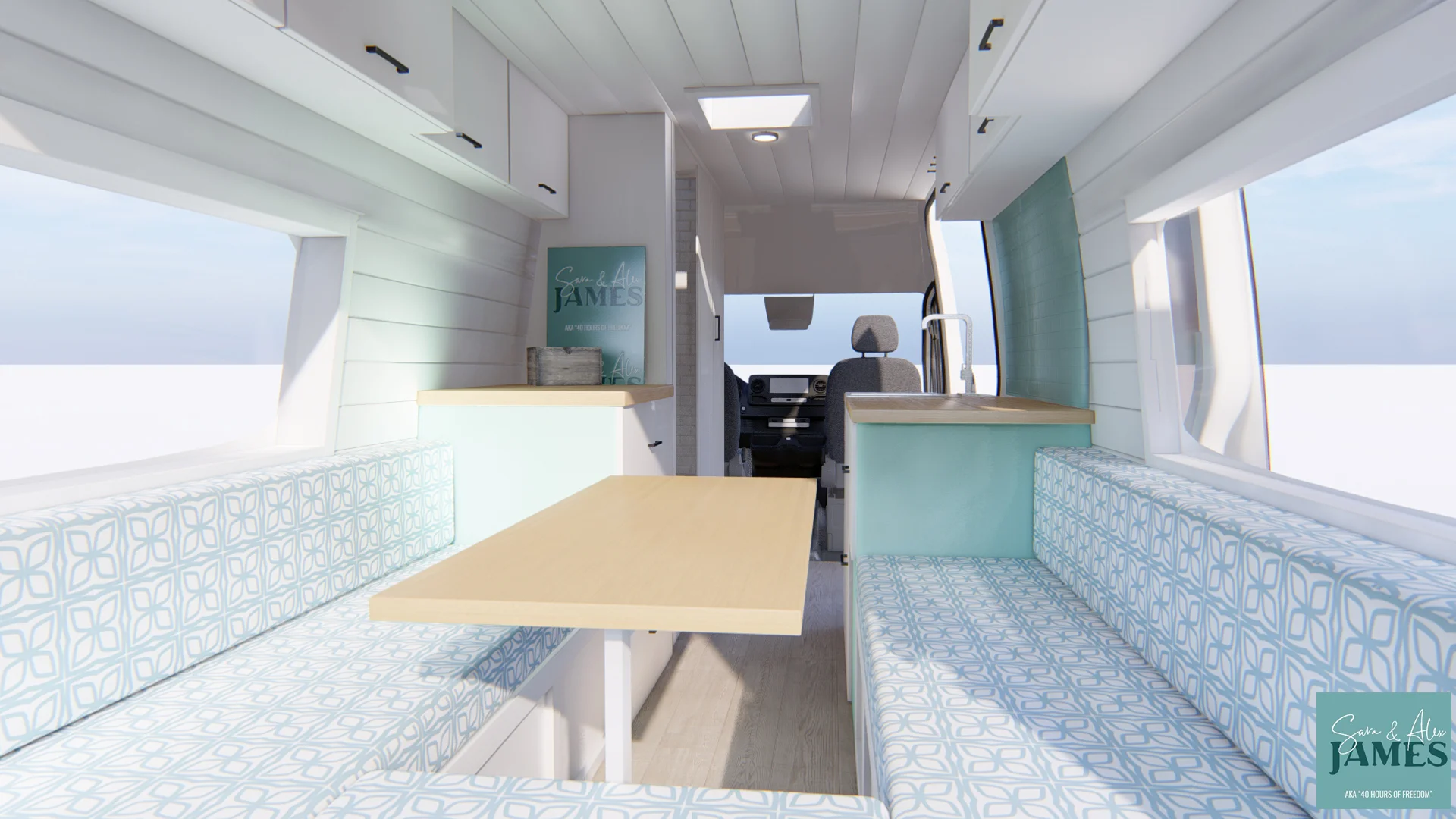 Van Build Layout Guide Sara Alex James 40 Hours Of Freedom