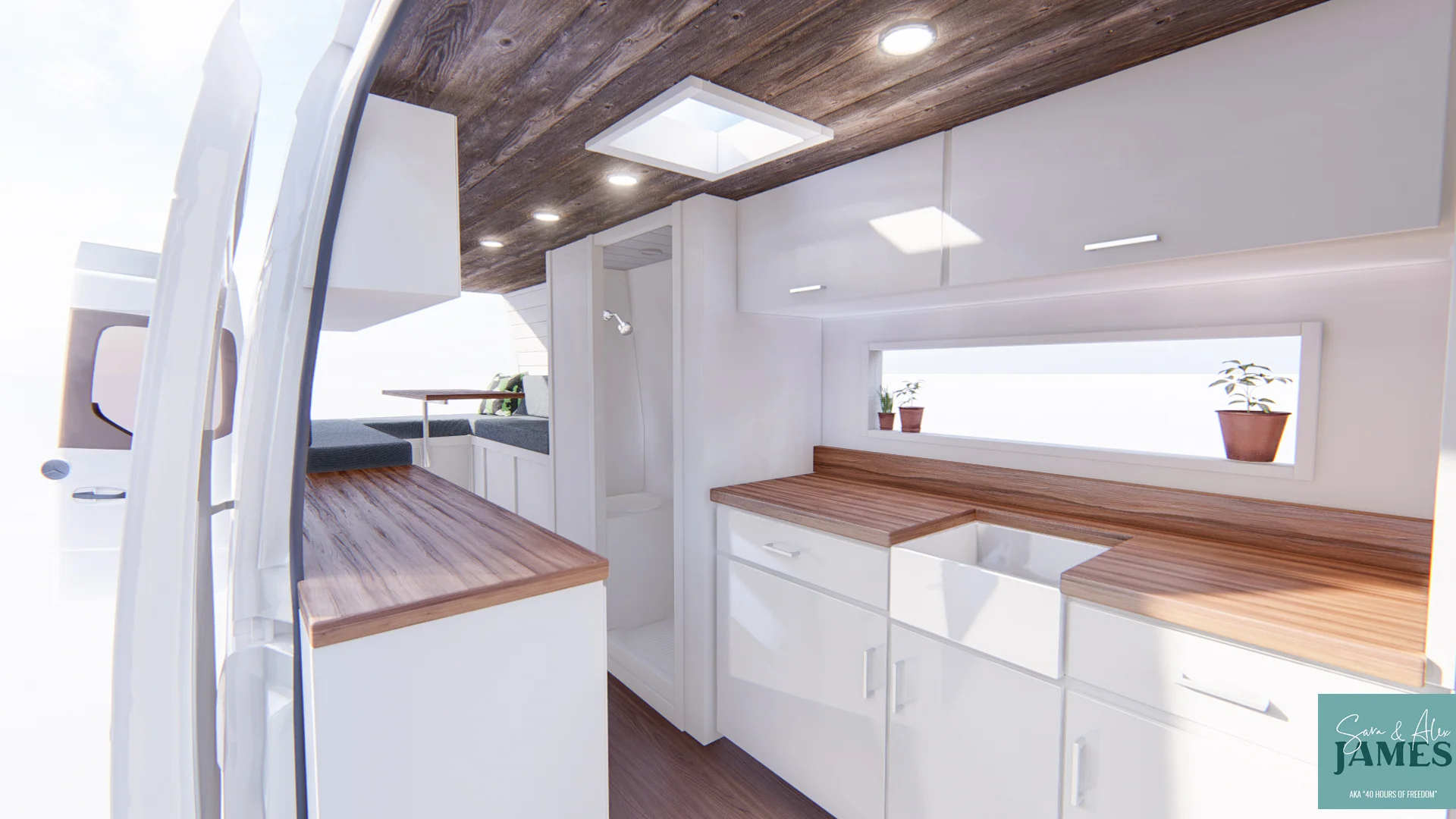 Van Build Layout Guide Sara Alex James 40 Hours Of Freedom