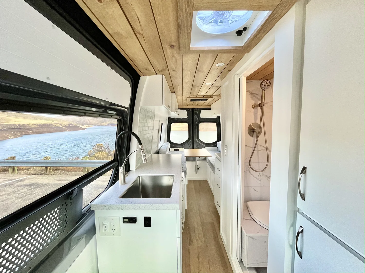 CUSTOM CRAFTED LUXURY VAN CONVERSION FOR SOLO FEMALE | sprinter van ...