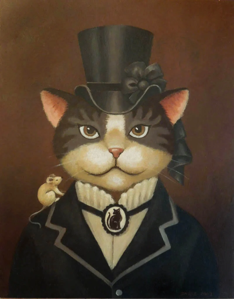 Victorian Lady Cat