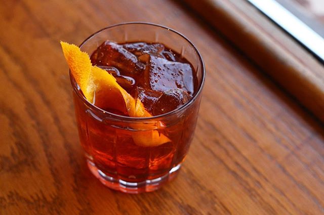 Aaaand we&rsquo;re back! Our doors will be open at 4:30 p.m. and we have plenty Winter Rum Negroni&rsquo;s to go around. @letherbee gin, @thisisstolen smoked rum, @campariofficial, sweet vermouth, and cold brew. We missed you, come drink with us!