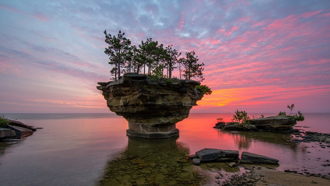 Turnip Rock At Sunrise