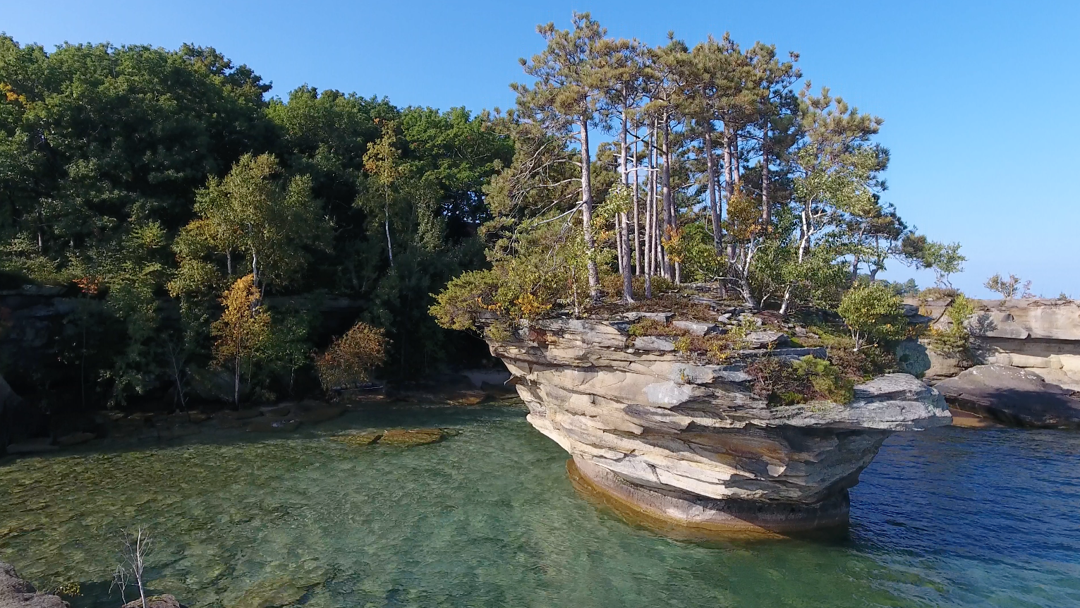 Kayak Turnip Rock in Port Austin, Michigan — Port Austin Kayak & Stand