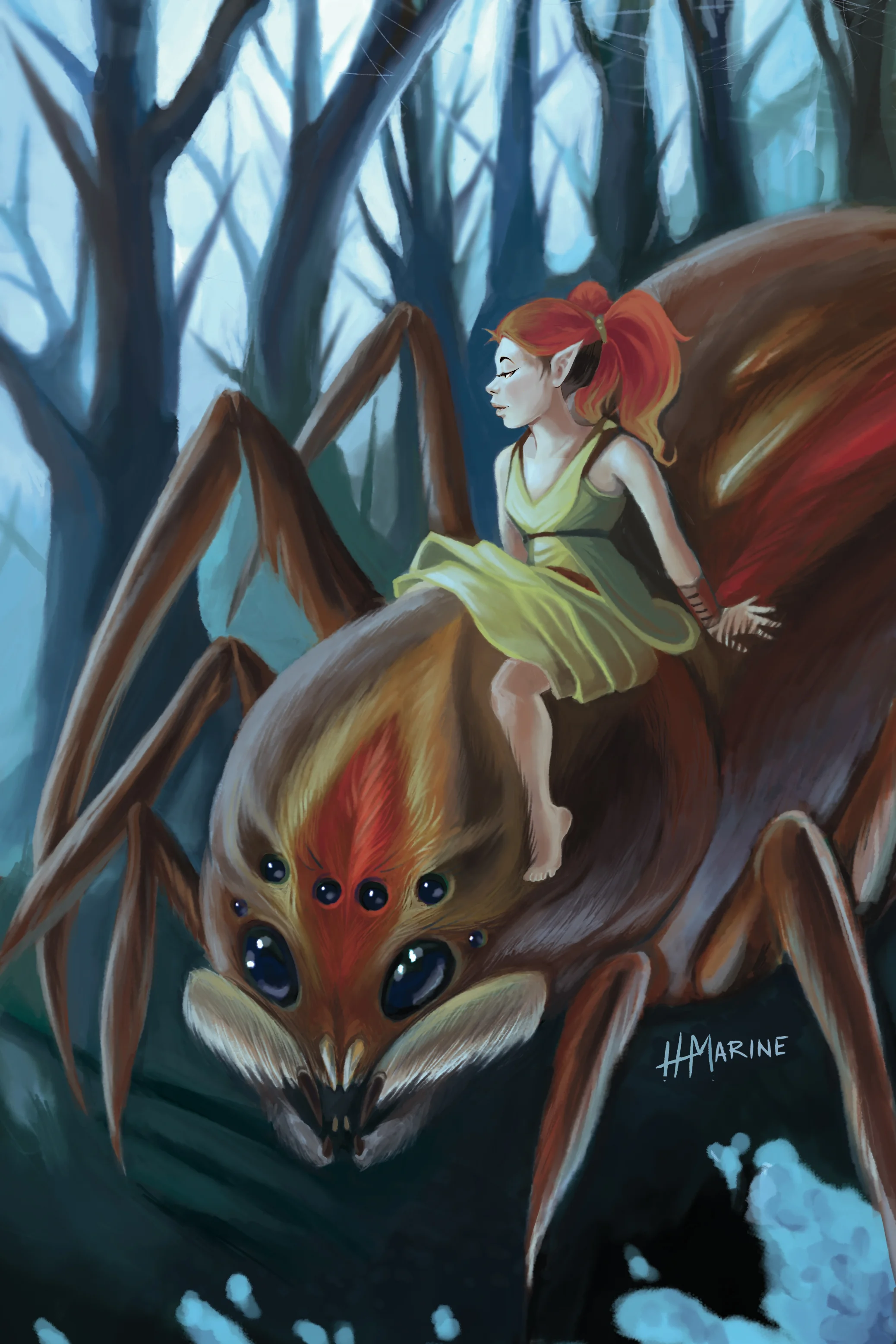 Spider and Halfling