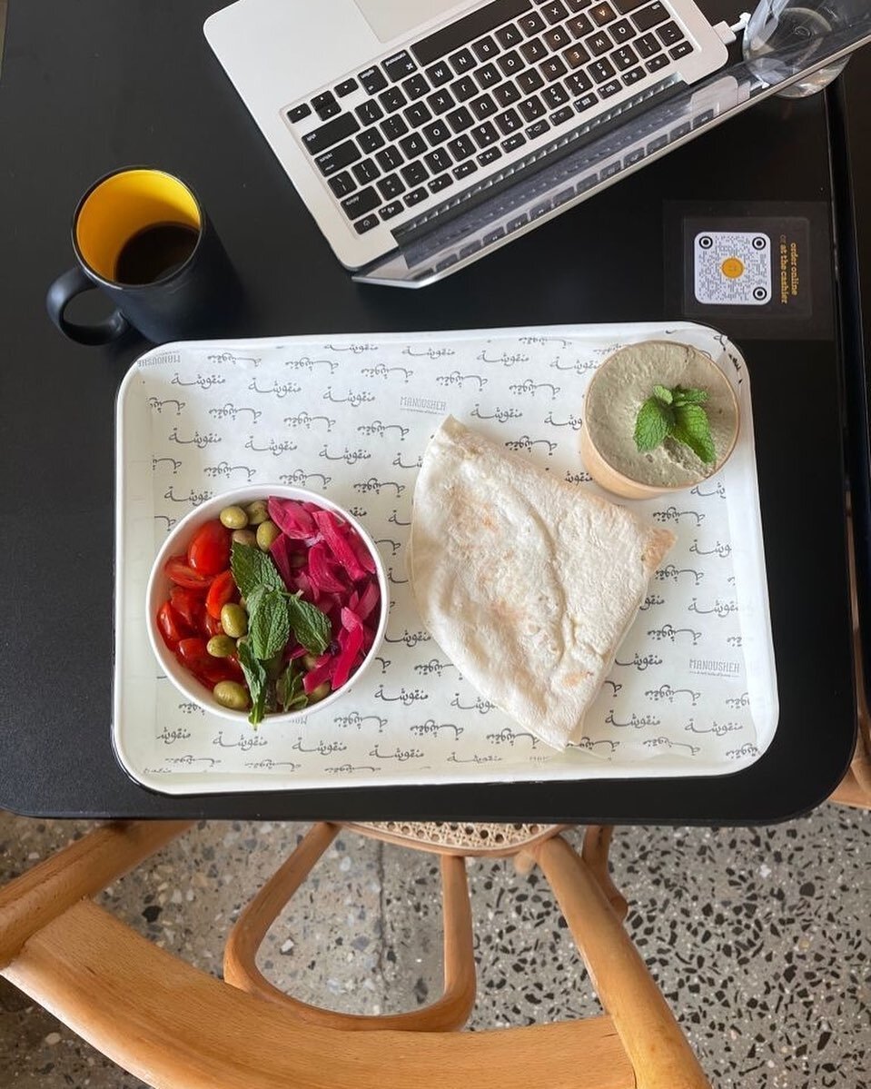 Working remote means you can come to Manousheh whenever you want! Come by our Grand st location for good food, a bright space... Oh, and free wifi!⁠⁠
⁠⁠
⁠