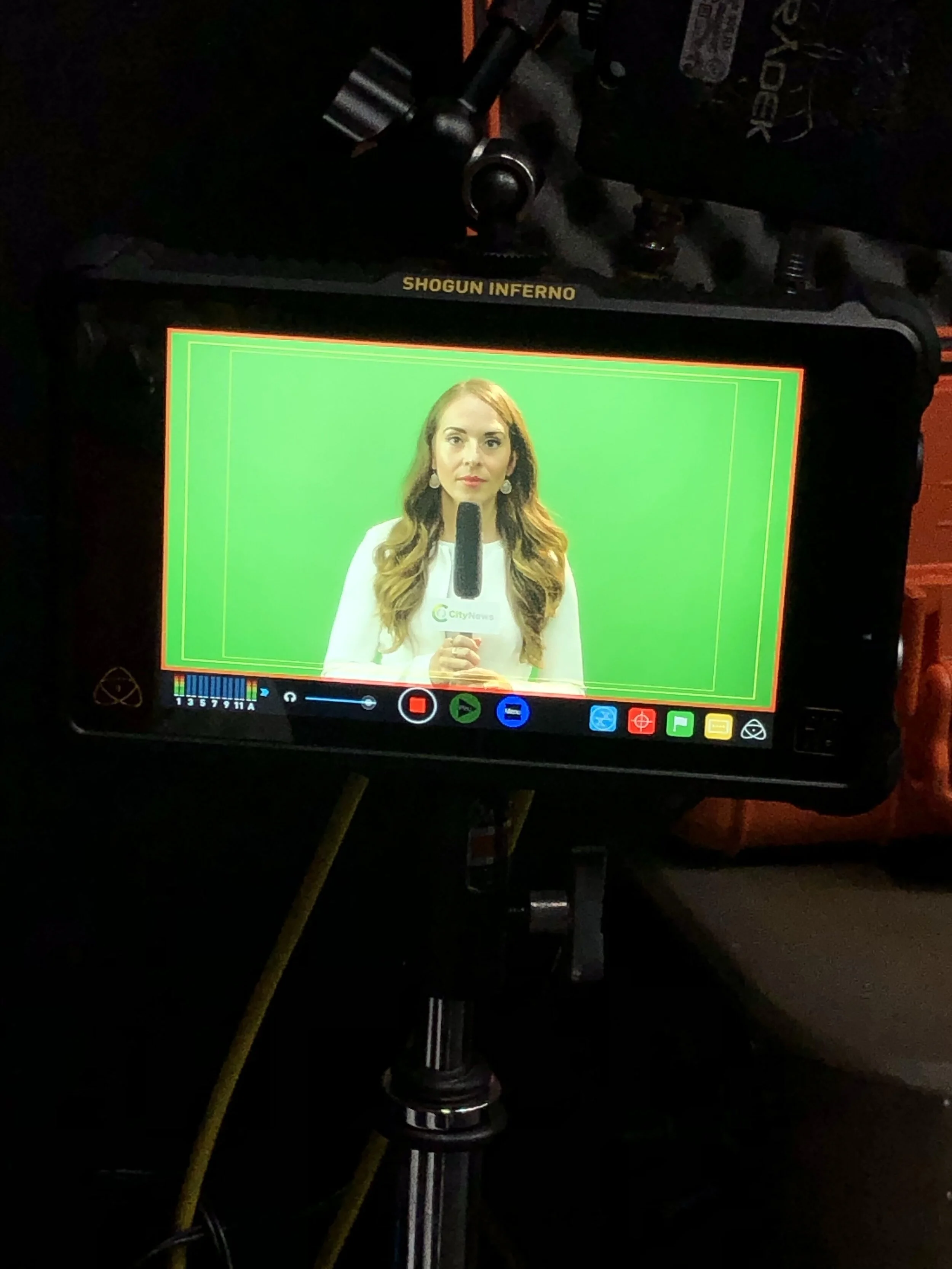 Playing a Reporter in LA feature film "The Victim" directed by Junmin Wang