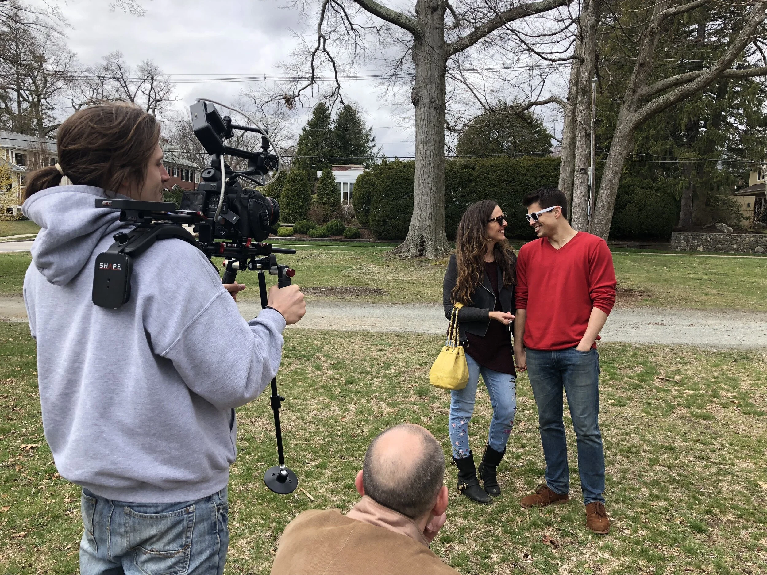 Shooting Short Film "Il Baccio" in Providence, RI