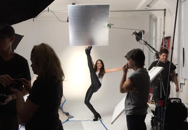 On Set of the Slimfast National Campaign