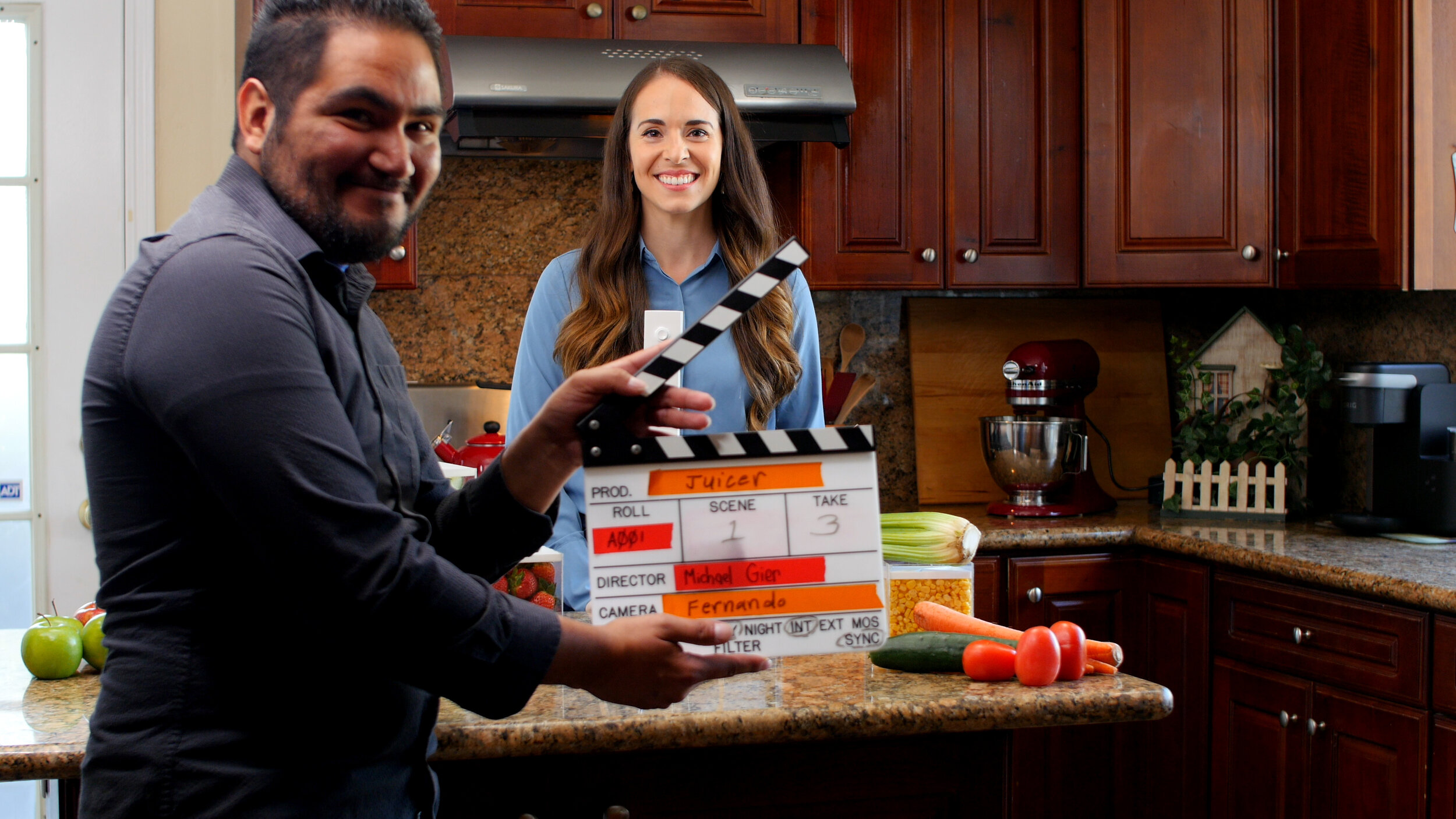 Juicer commercial shot in LA