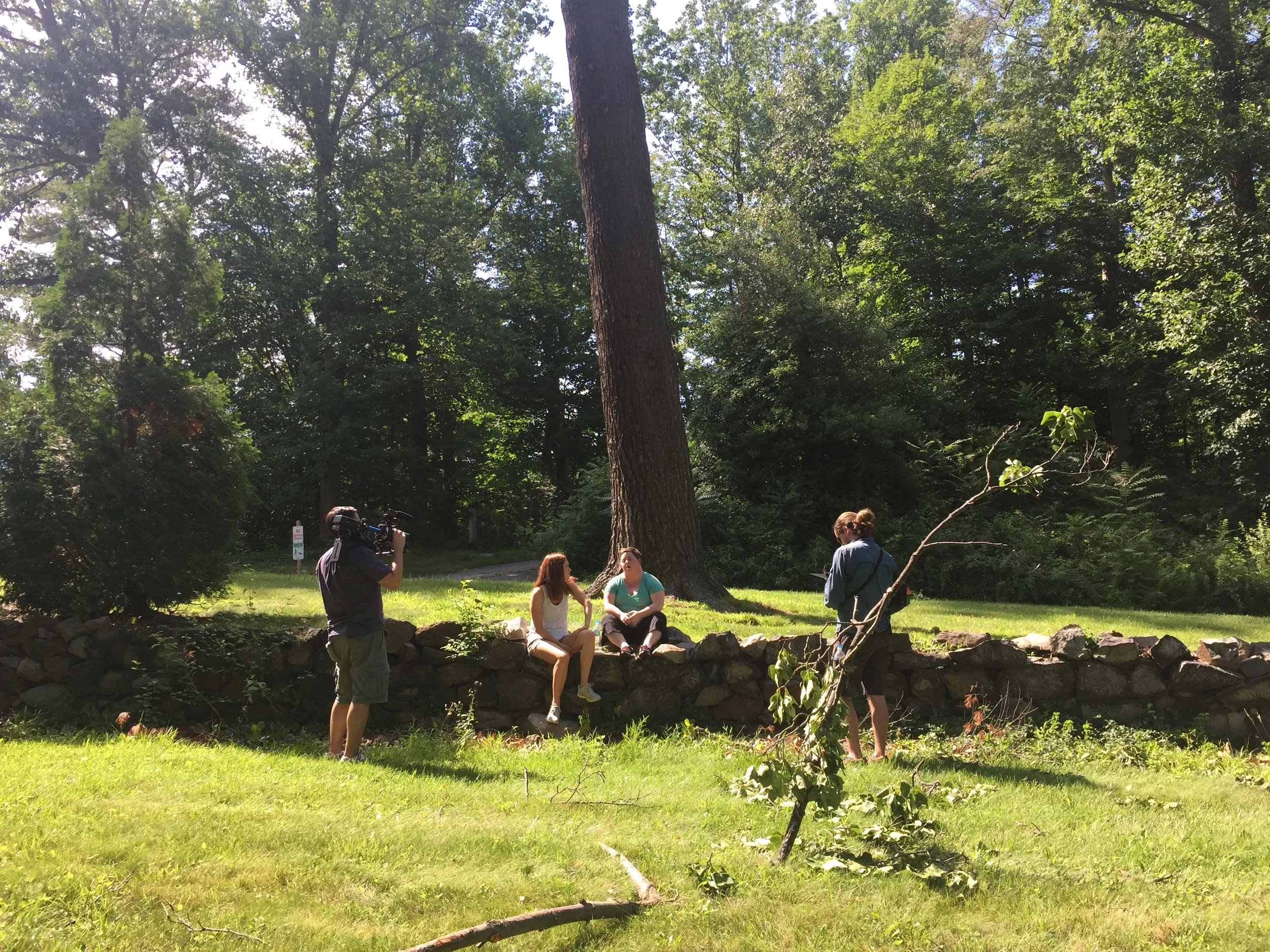 Danny Egan, Amanda Lukoff, Gabrielle Lukoff and Zac Halberd