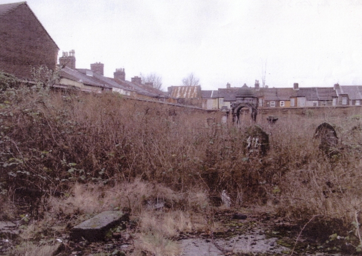   At the beginning of the latest restoration project, this was the problem we faced! What you see here is approximately eight years' growth of foliage, since the previous clearance attempt, c.1996  