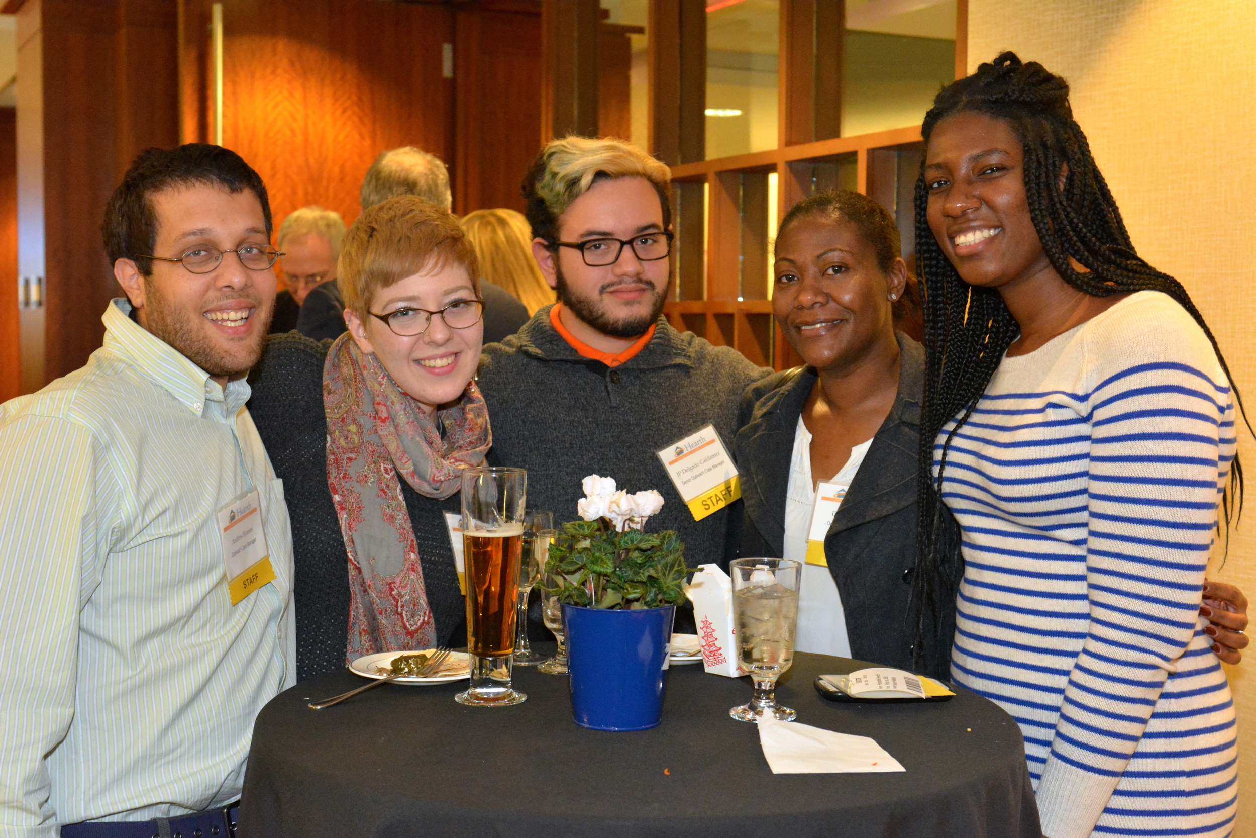  Hearth Outreach Case Managers: Andres Ramos, &nbsp;Devra Snow, JP Delgado Galdamez, Digna Romero, and Brittany Golden 