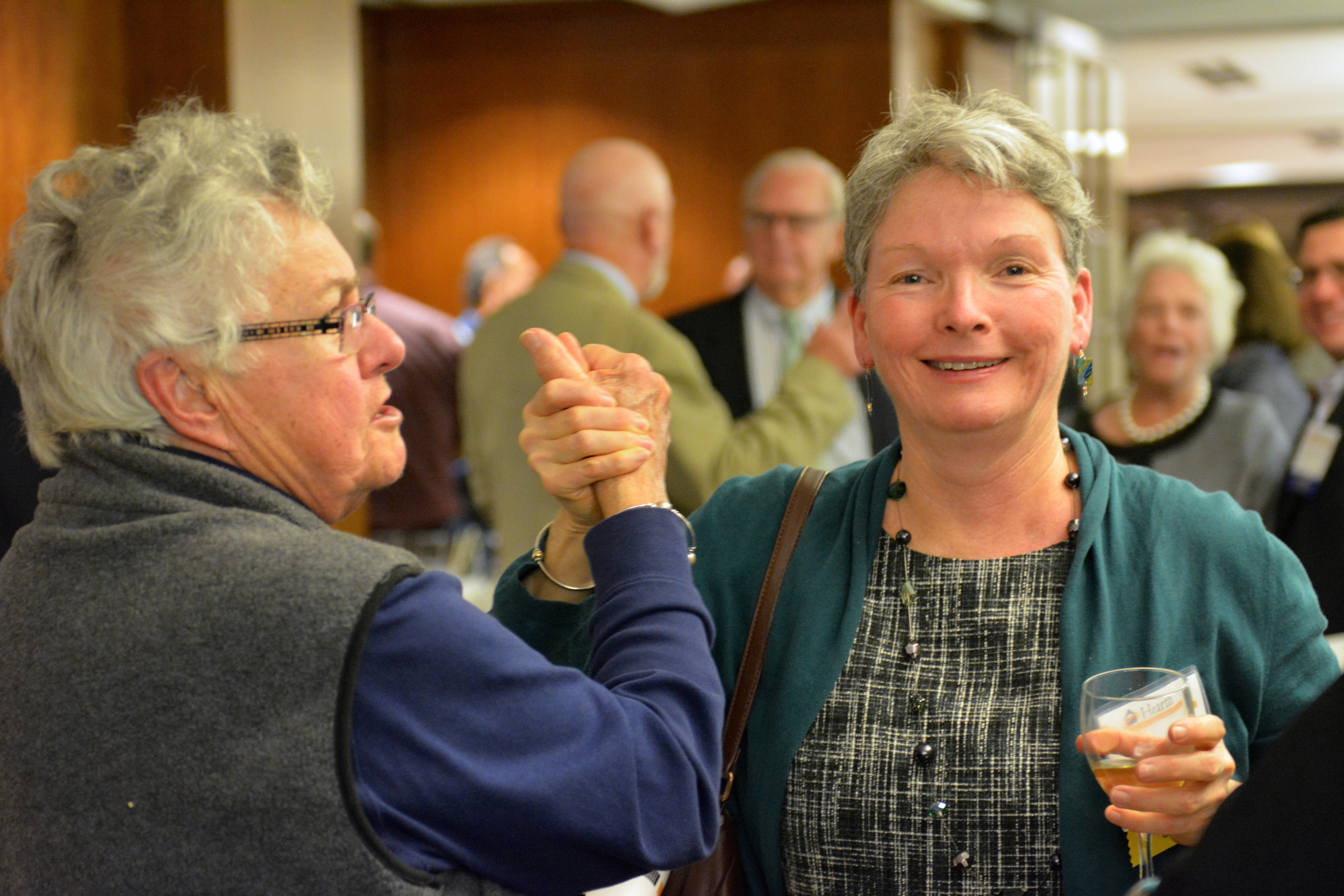  Anna with Hearth COO May Shields. 